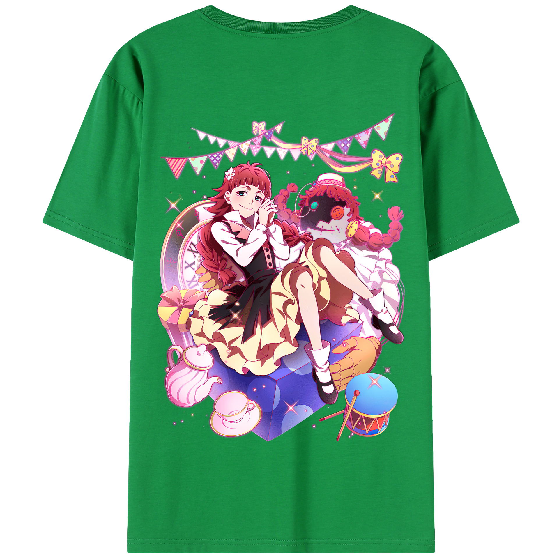 （画像用） 文豪ストレイドッグス Bungo Stray Dogs 綿100％半袖Tシャツ（背面プリント）