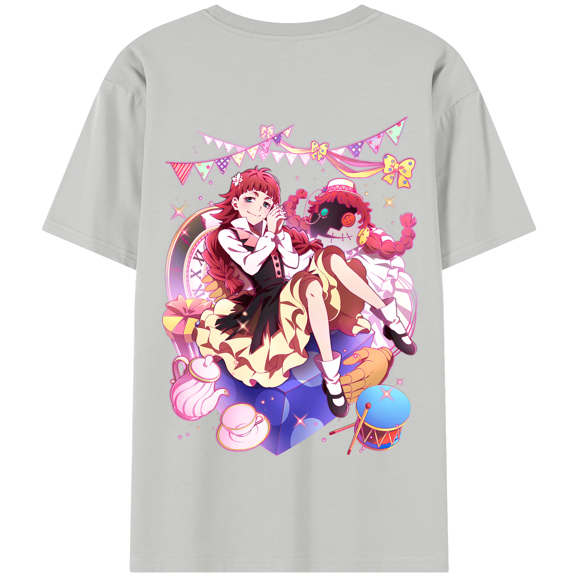 （画像用） 文豪ストレイドッグス Bungo Stray Dogs 綿100％半袖Tシャツ（背面プリント）