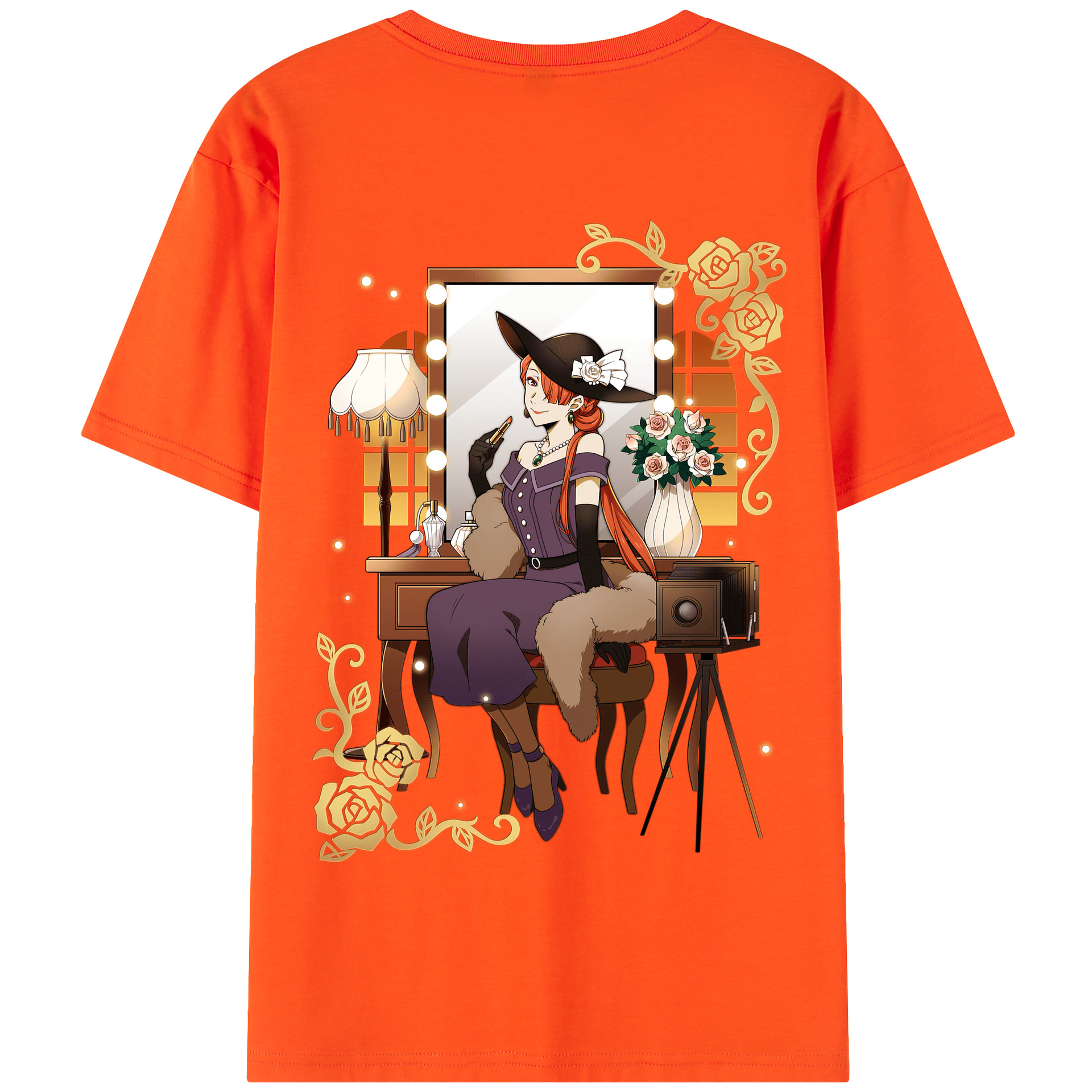 （画像用） 文豪ストレイドッグス Bungo Stray Dogs 綿100％半袖Tシャツ（背面プリント）