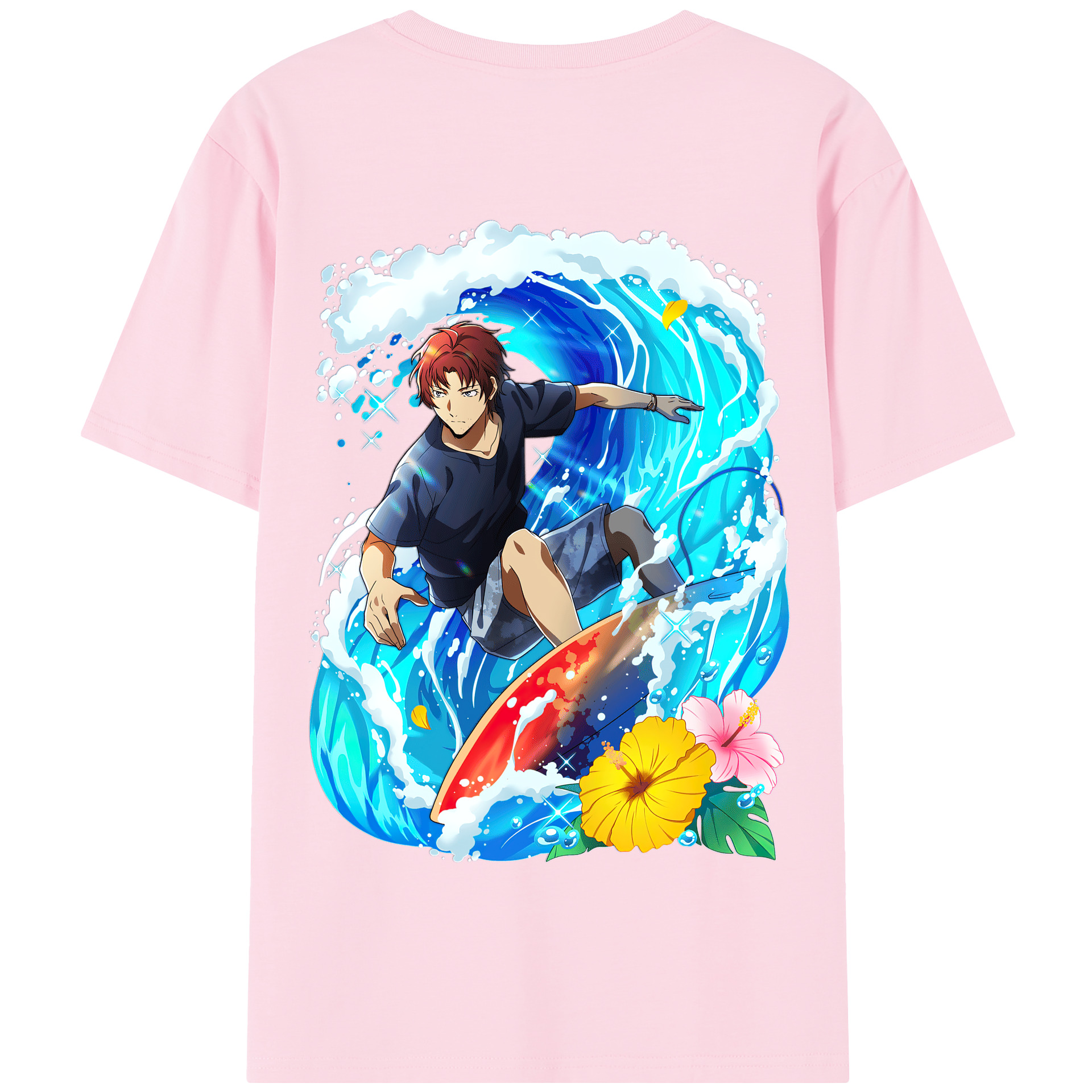 （画像用） 文豪ストレイドッグス Bungo Stray Dogs 綿100％半袖Tシャツ（背面プリント）
