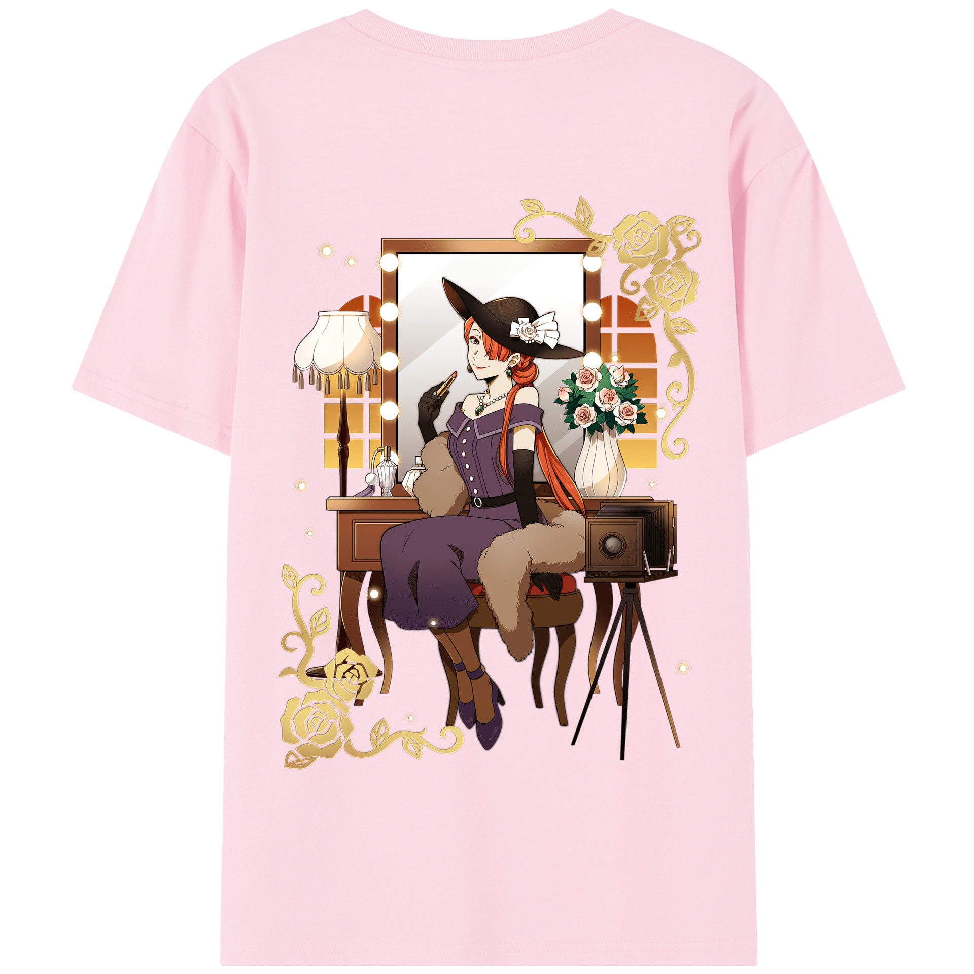 （画像用） 文豪ストレイドッグス Bungo Stray Dogs 綿100％半袖Tシャツ（背面プリント）
