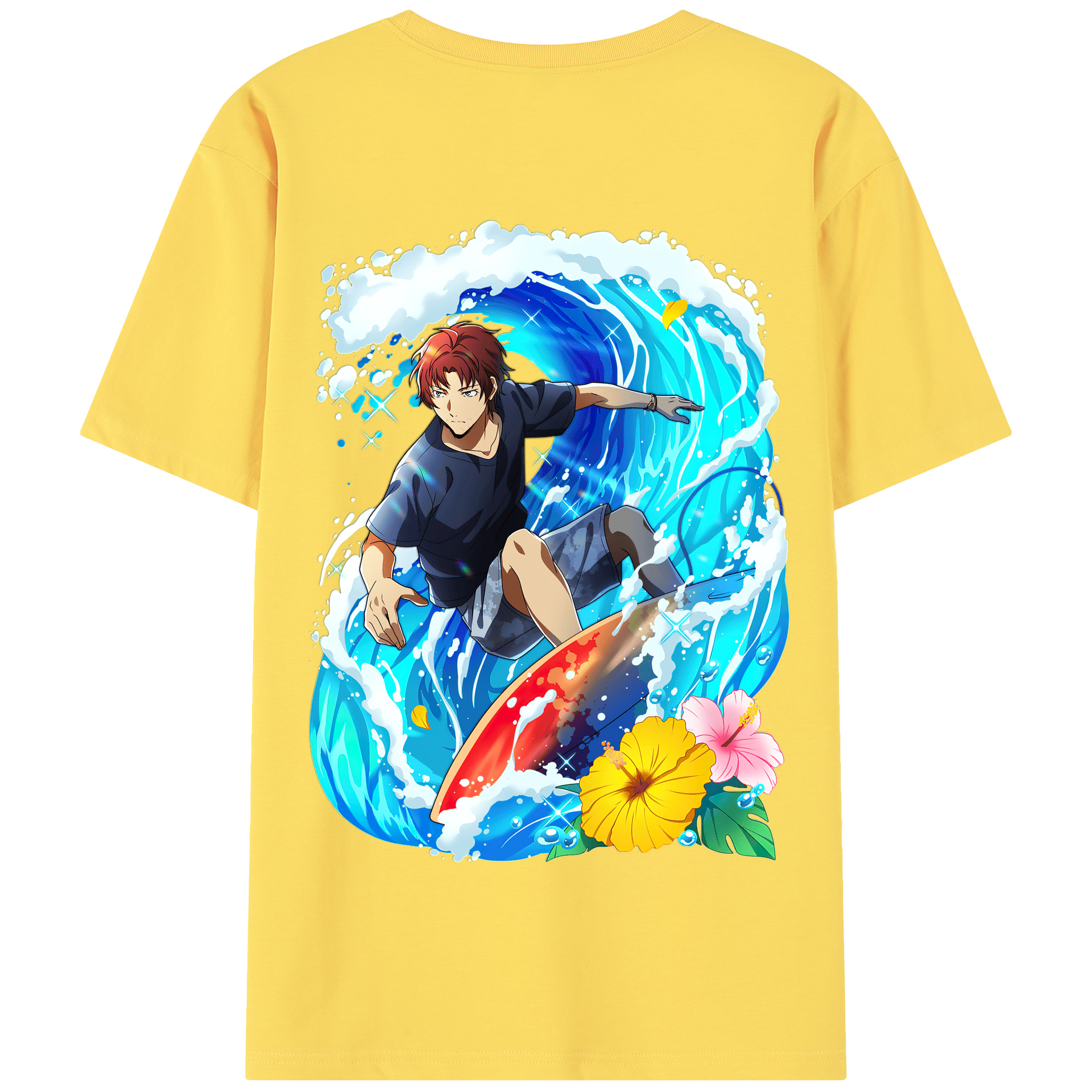 （画像用） 文豪ストレイドッグス Bungo Stray Dogs 綿100％半袖Tシャツ（背面プリント）