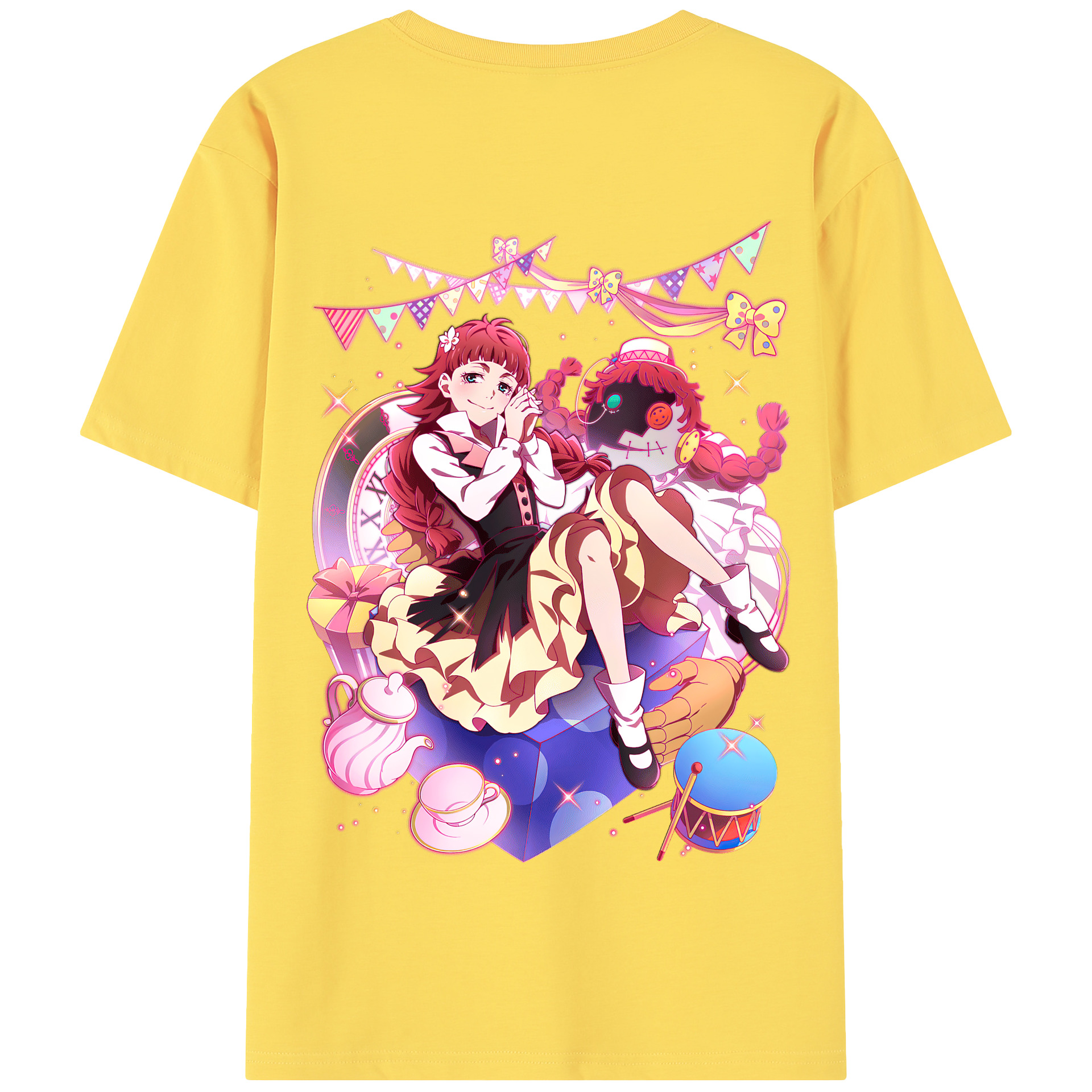 （画像用） 文豪ストレイドッグス Bungo Stray Dogs 綿100％半袖Tシャツ（背面プリント）