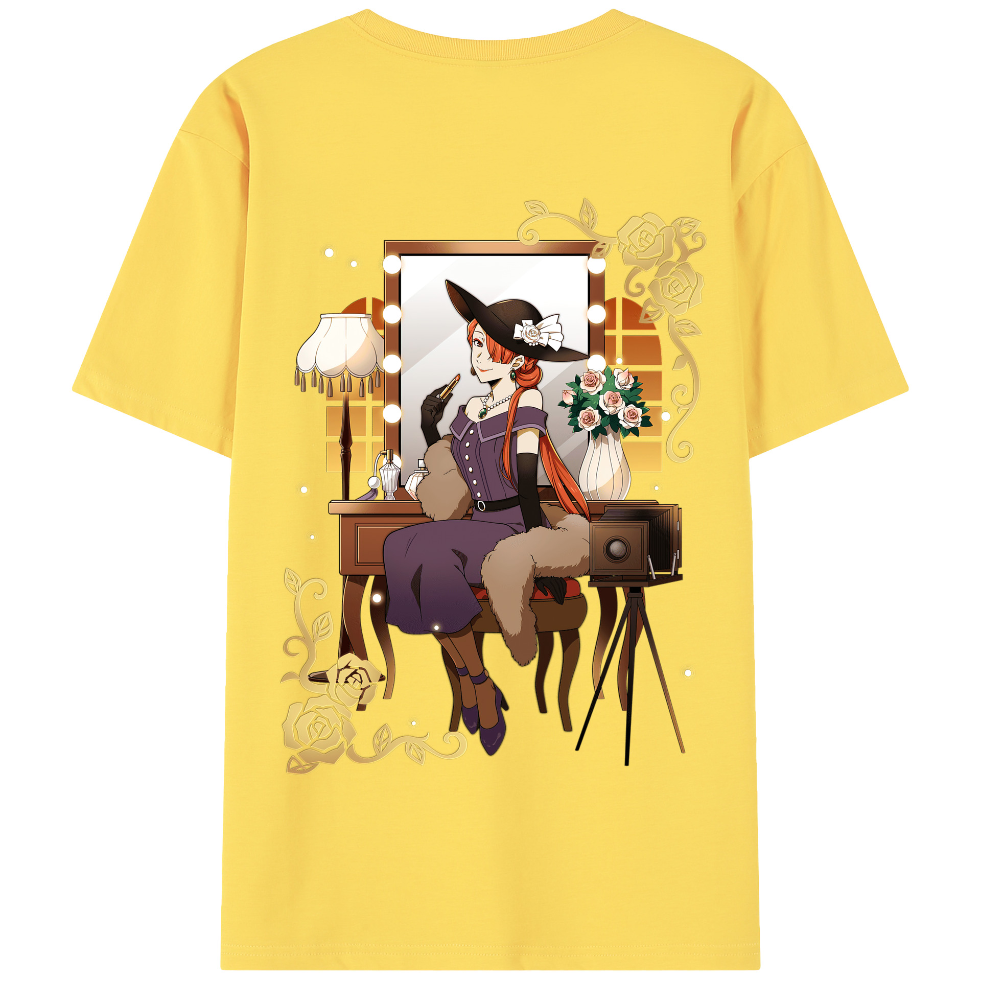 （画像用） 文豪ストレイドッグス Bungo Stray Dogs 綿100％半袖Tシャツ（背面プリント）