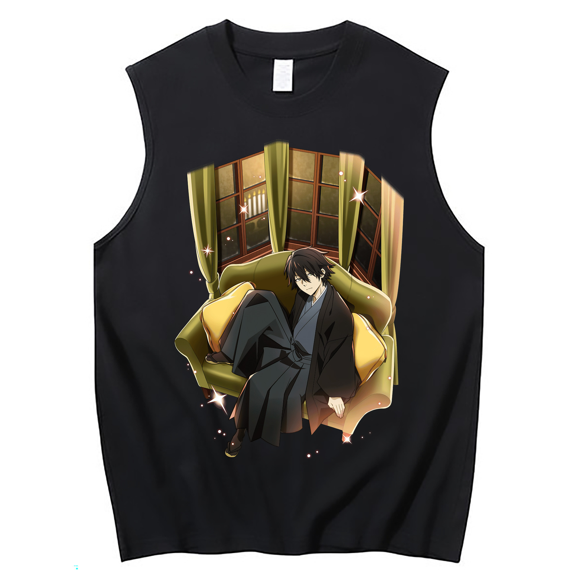 （画像用） 文豪ストレイドッグス Bungo Stray Dogs コットン100％タンクトップ（フロントプリント）
