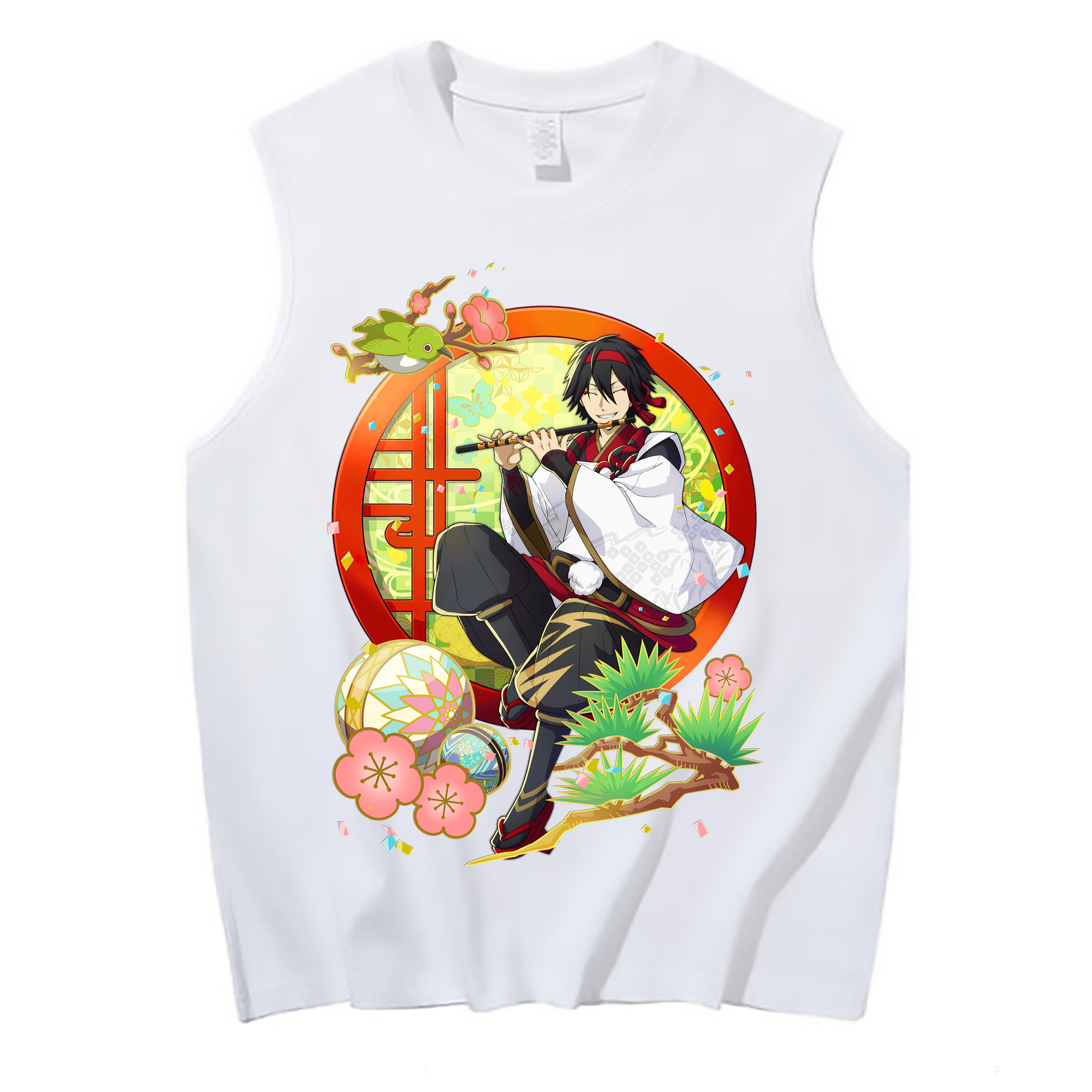 （画像用） 文豪ストレイドッグス Bungo Stray Dogs コットン100％タンクトップ（フロントプリント）