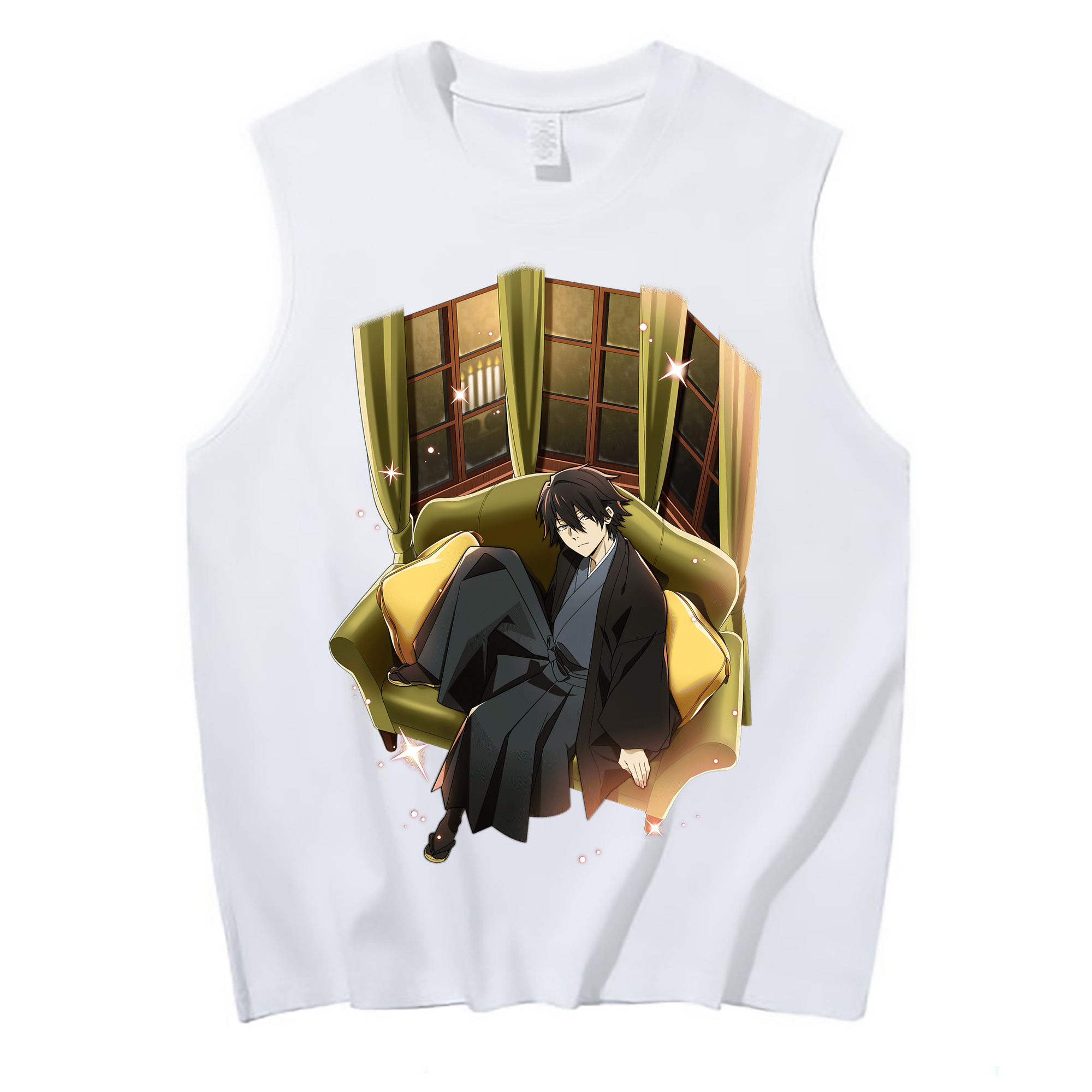 （画像用） 文豪ストレイドッグス Bungo Stray Dogs コットン100％タンクトップ（フロントプリント）