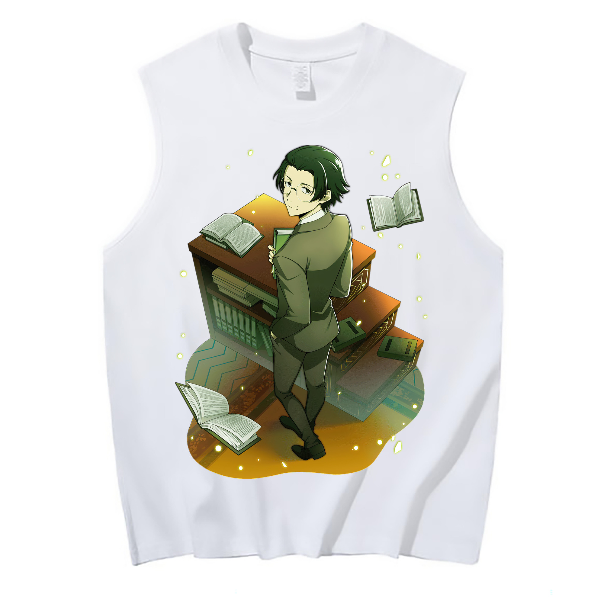 （画像用） 文豪ストレイドッグス Bungo Stray Dogs コットン100％タンクトップ（フロントプリント）