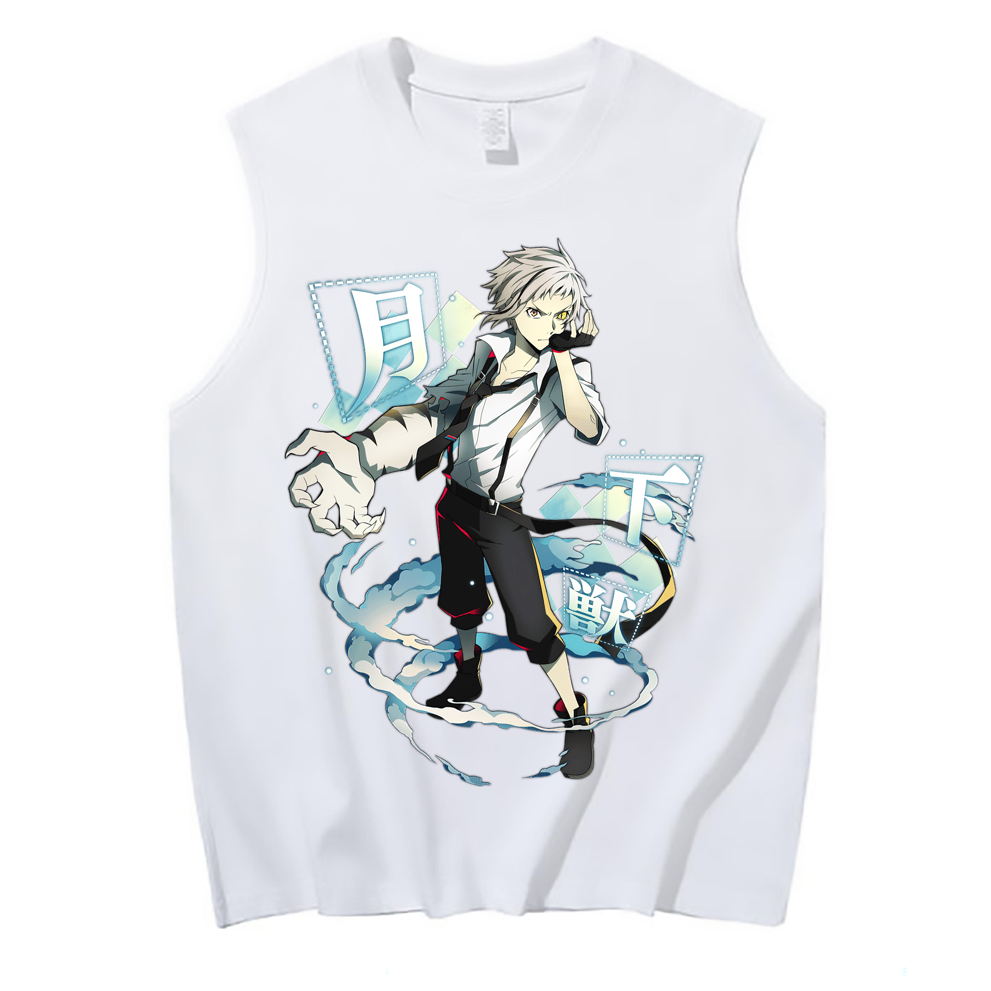 （画像用） 文豪ストレイドッグス Bungo Stray Dogs コットン100％タンクトップ（フロントプリント）