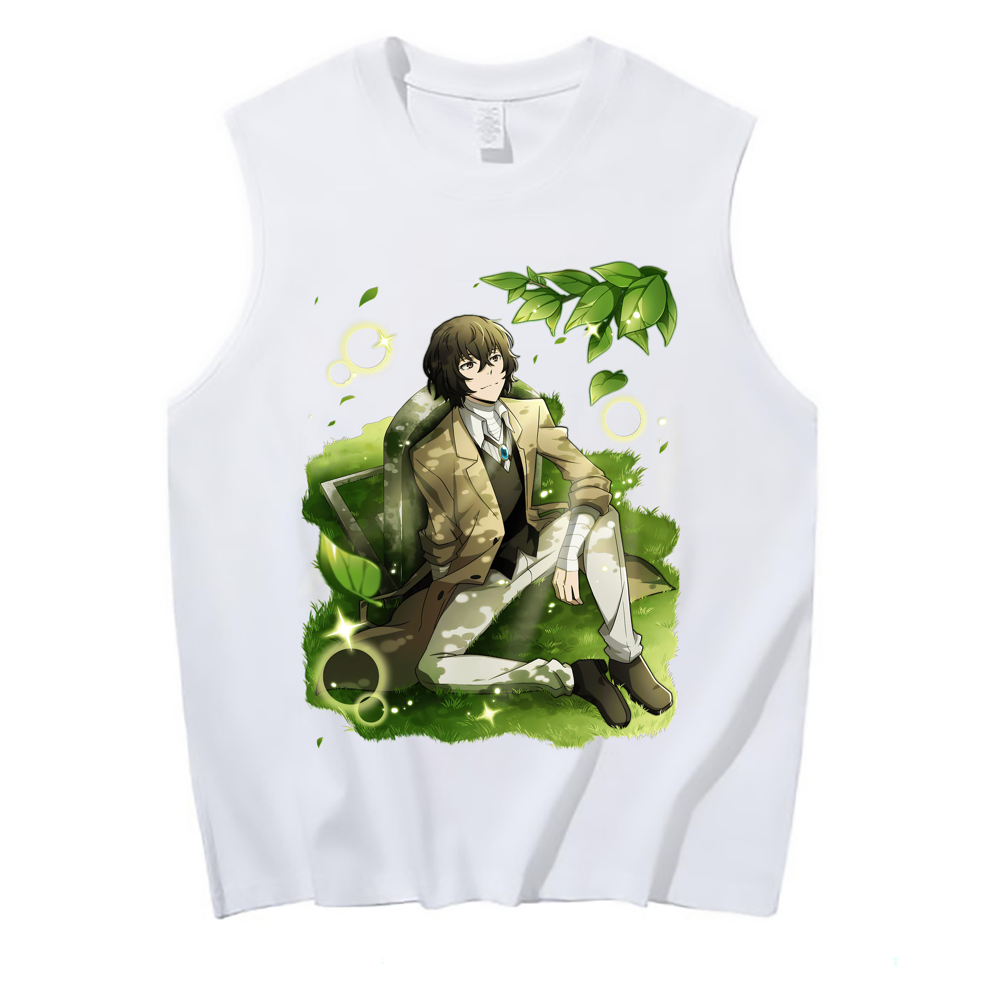 （画像用） 文豪ストレイドッグス Bungo Stray Dogs コットン100％タンクトップ（フロントプリント）