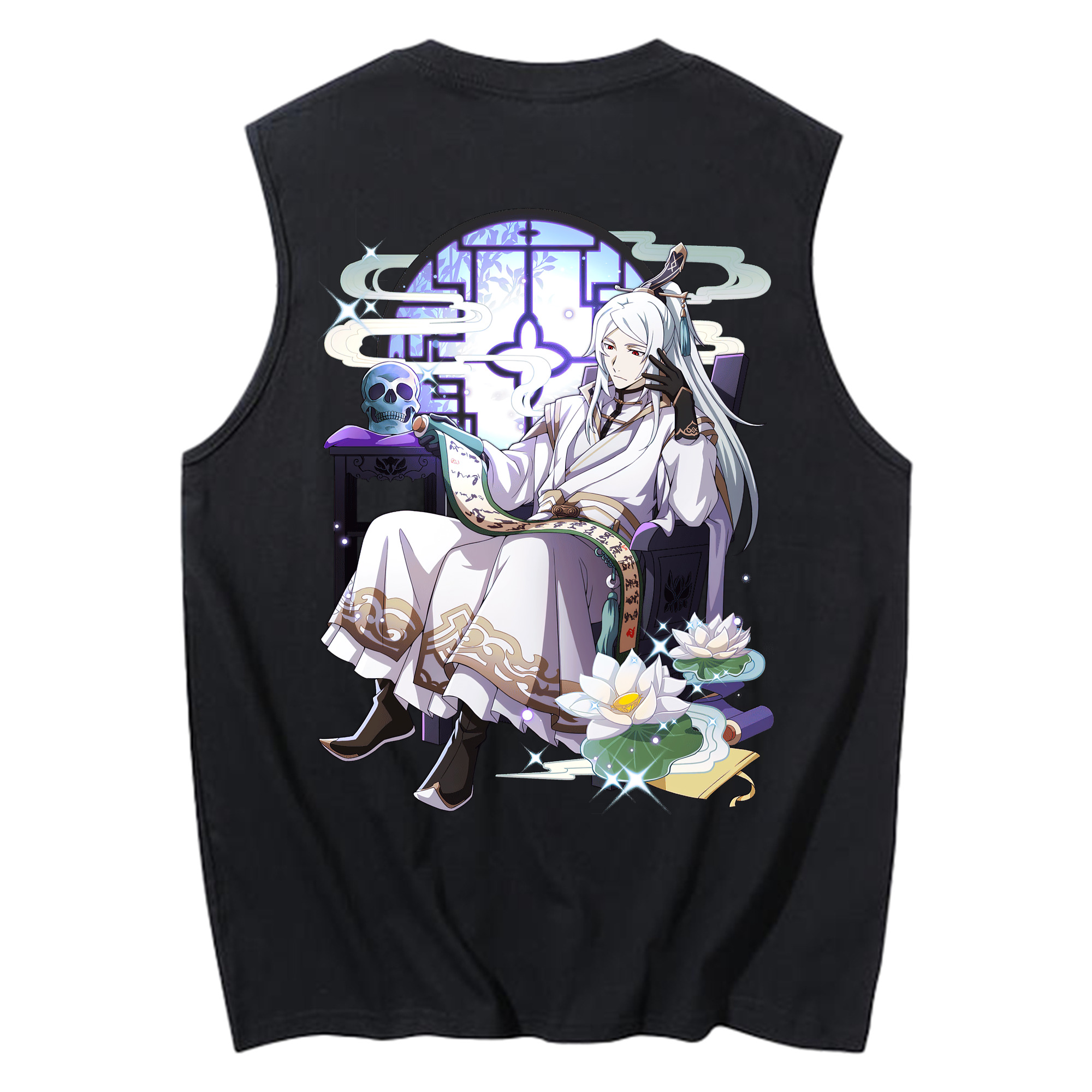 （画像用） 文豪ストレイドッグス Bungo Stray Dogs コットン100％タンクトップ（背面プリント）