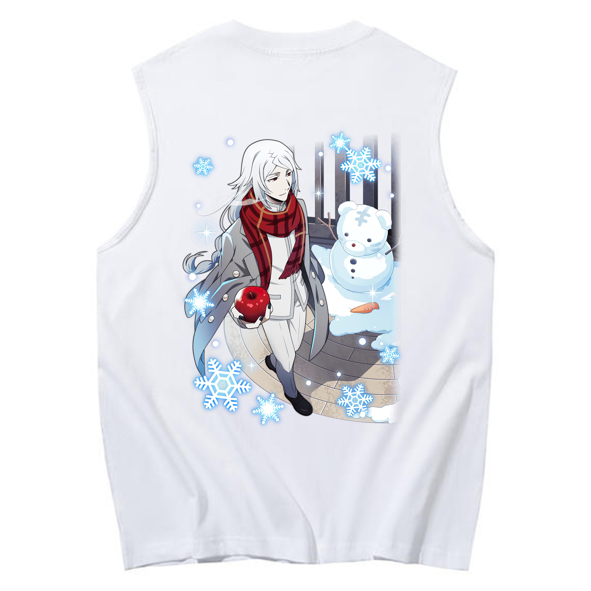 （画像用） 文豪ストレイドッグス Bungo Stray Dogs コットン100％タンクトップ（背面プリント）
