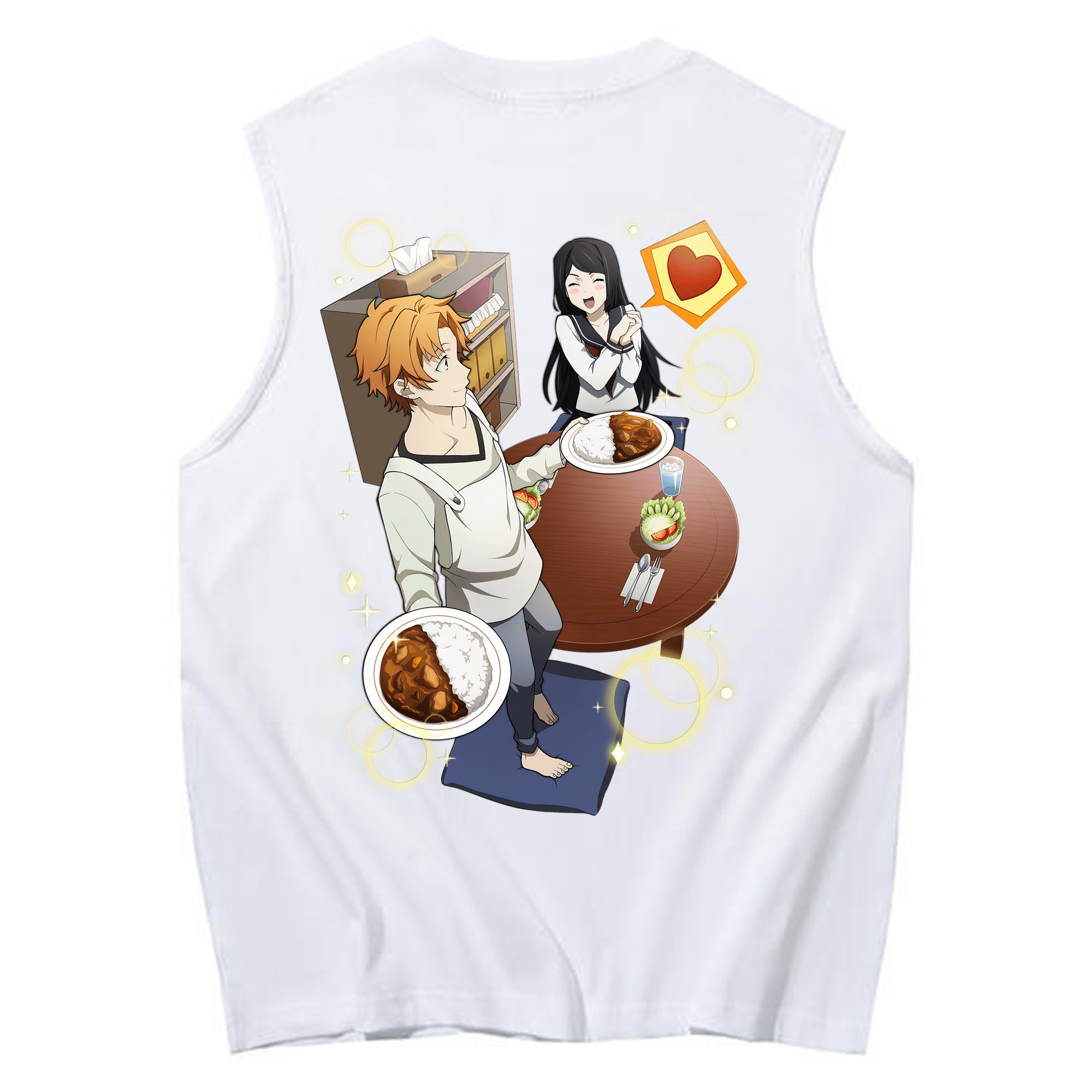 （画像用） 文豪ストレイドッグス Bungo Stray Dogs コットン100％タンクトップ（背面プリント）