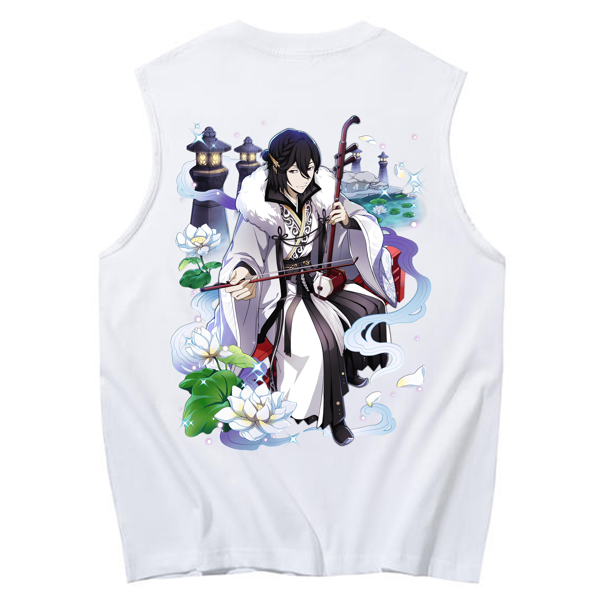 （画像用） 文豪ストレイドッグス Bungo Stray Dogs コットン100％タンクトップ（背面プリント）