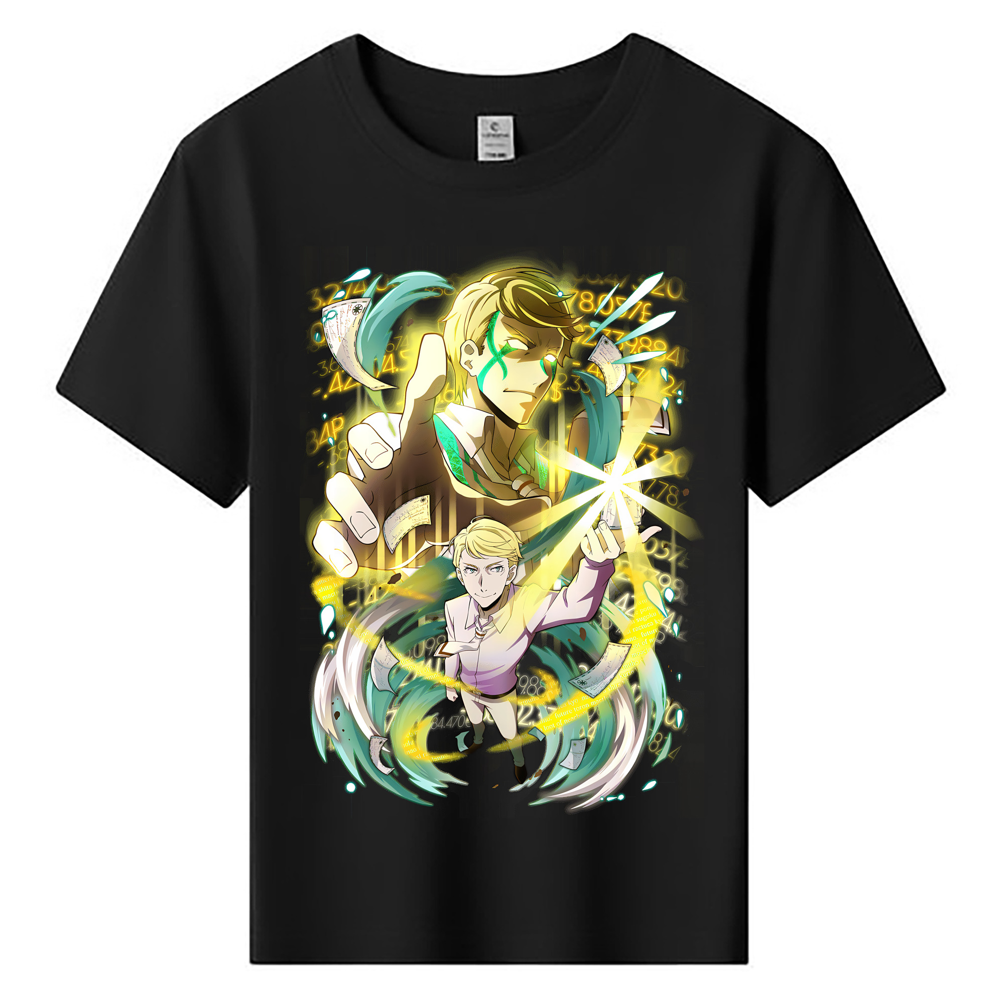 （画像用） 文豪ストレイドッグス Bungo Stray Dogs 綿100％キッズTシャツ（フロントプリント）