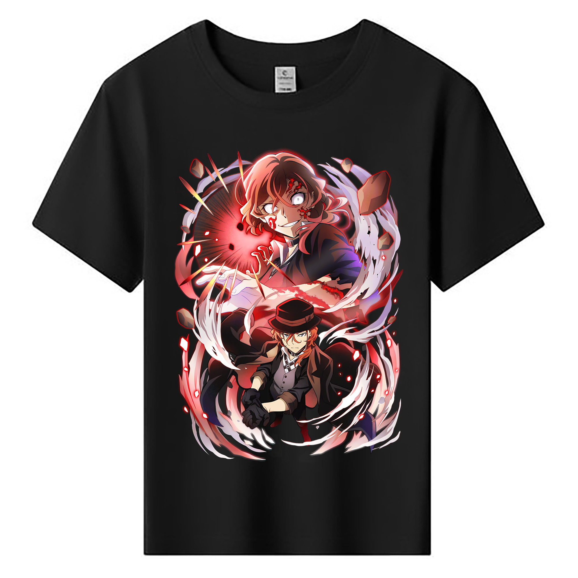 （画像用） 文豪ストレイドッグス Bungo Stray Dogs 綿100％キッズTシャツ（フロントプリント）