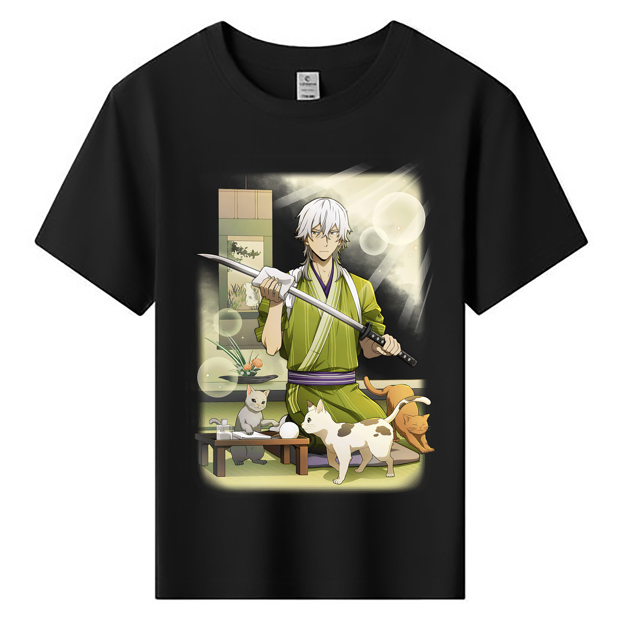 （画像用） 文豪ストレイドッグス Bungo Stray Dogs 綿100％キッズTシャツ（フロントプリント）