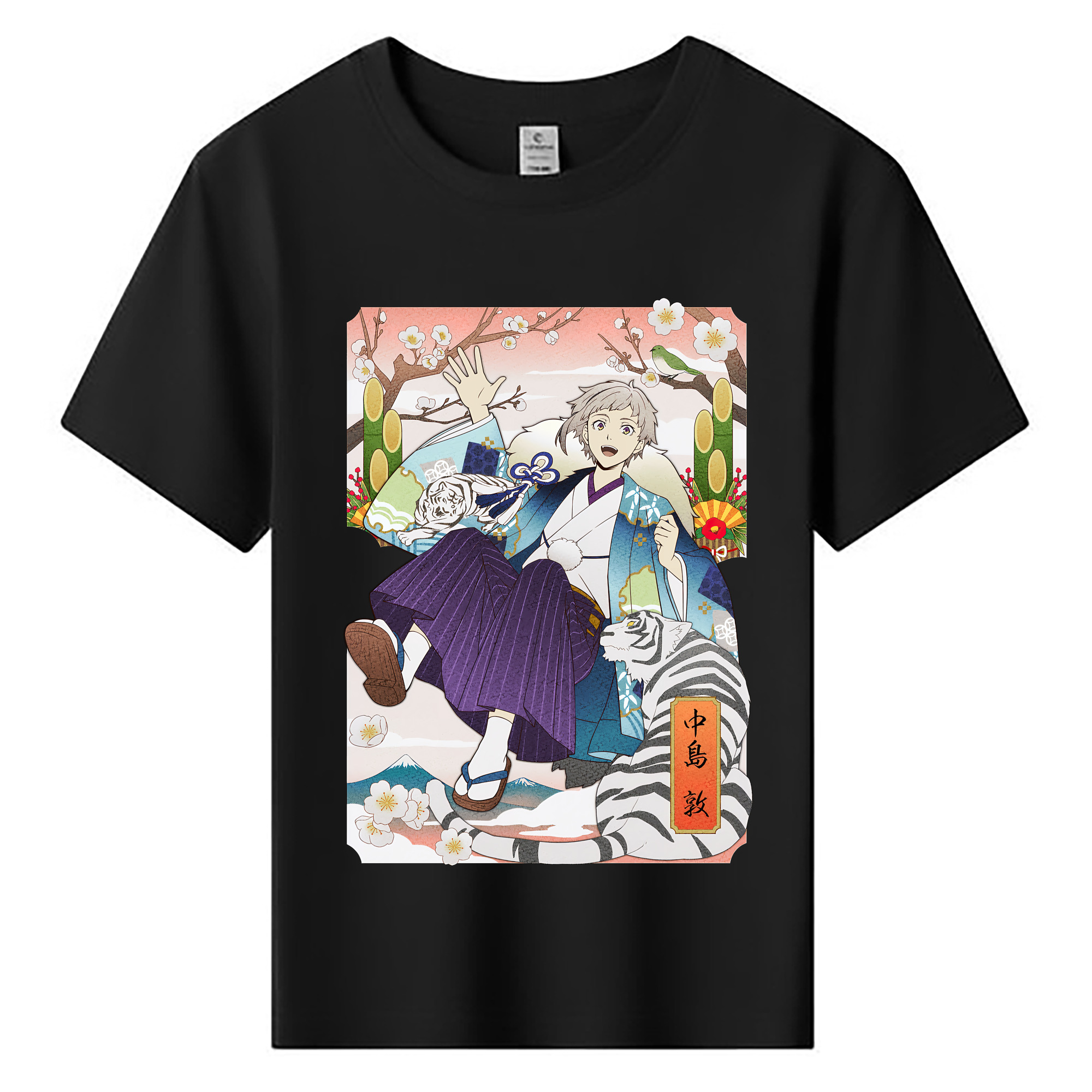 （画像用） 文豪ストレイドッグス Bungo Stray Dogs 綿100％キッズTシャツ（フロントプリント）