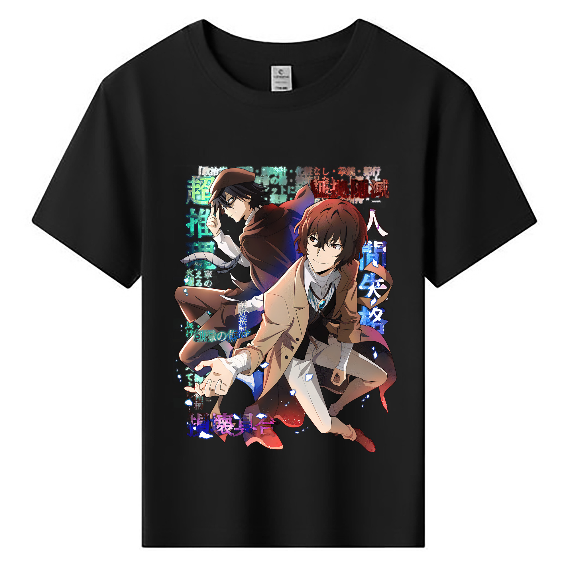 （画像用） 文豪ストレイドッグス Bungo Stray Dogs 綿100％キッズTシャツ（フロントプリント）