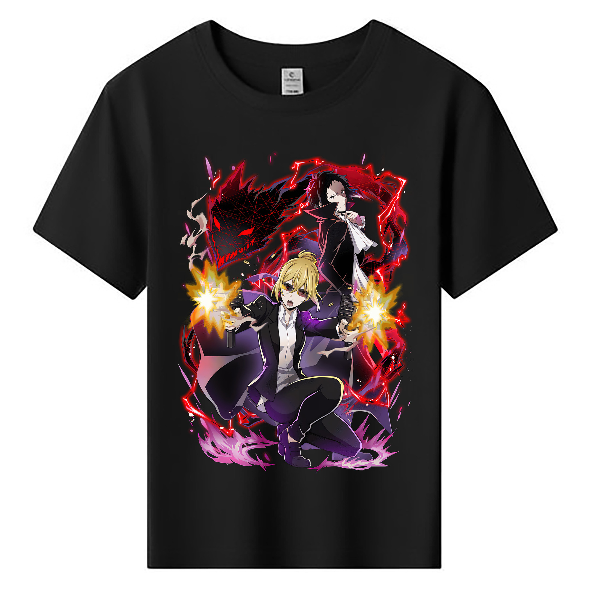 （画像用） 文豪ストレイドッグス Bungo Stray Dogs 綿100％キッズTシャツ（フロントプリント）
