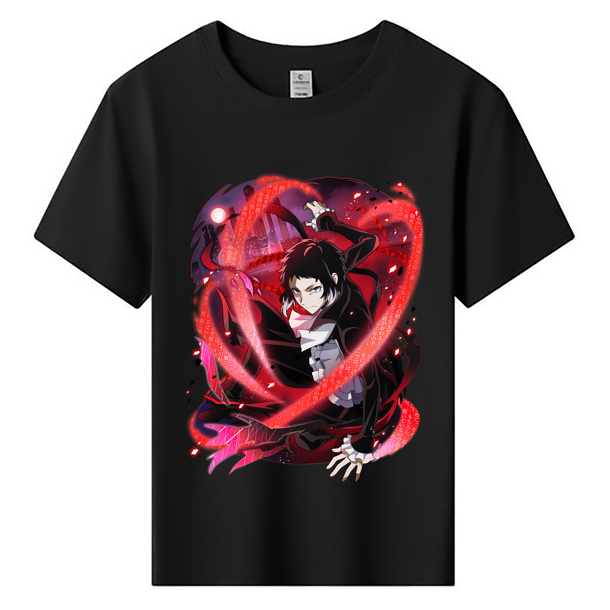 （画像用） 文豪ストレイドッグス Bungo Stray Dogs 綿100％キッズTシャツ（フロントプリント）