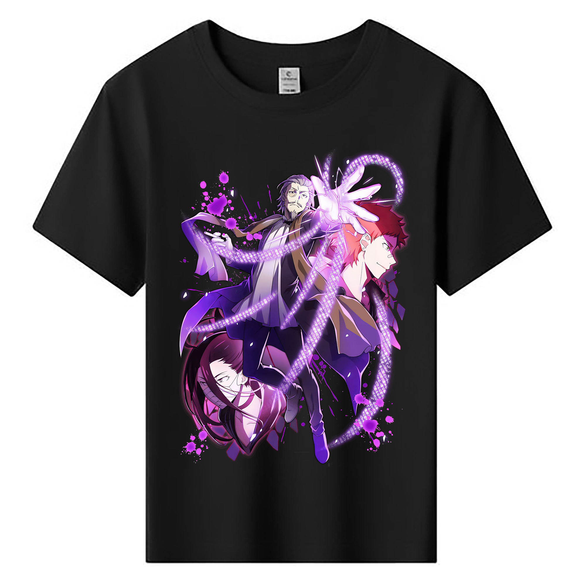 （画像用） 文豪ストレイドッグス Bungo Stray Dogs 綿100％キッズTシャツ（フロントプリント）