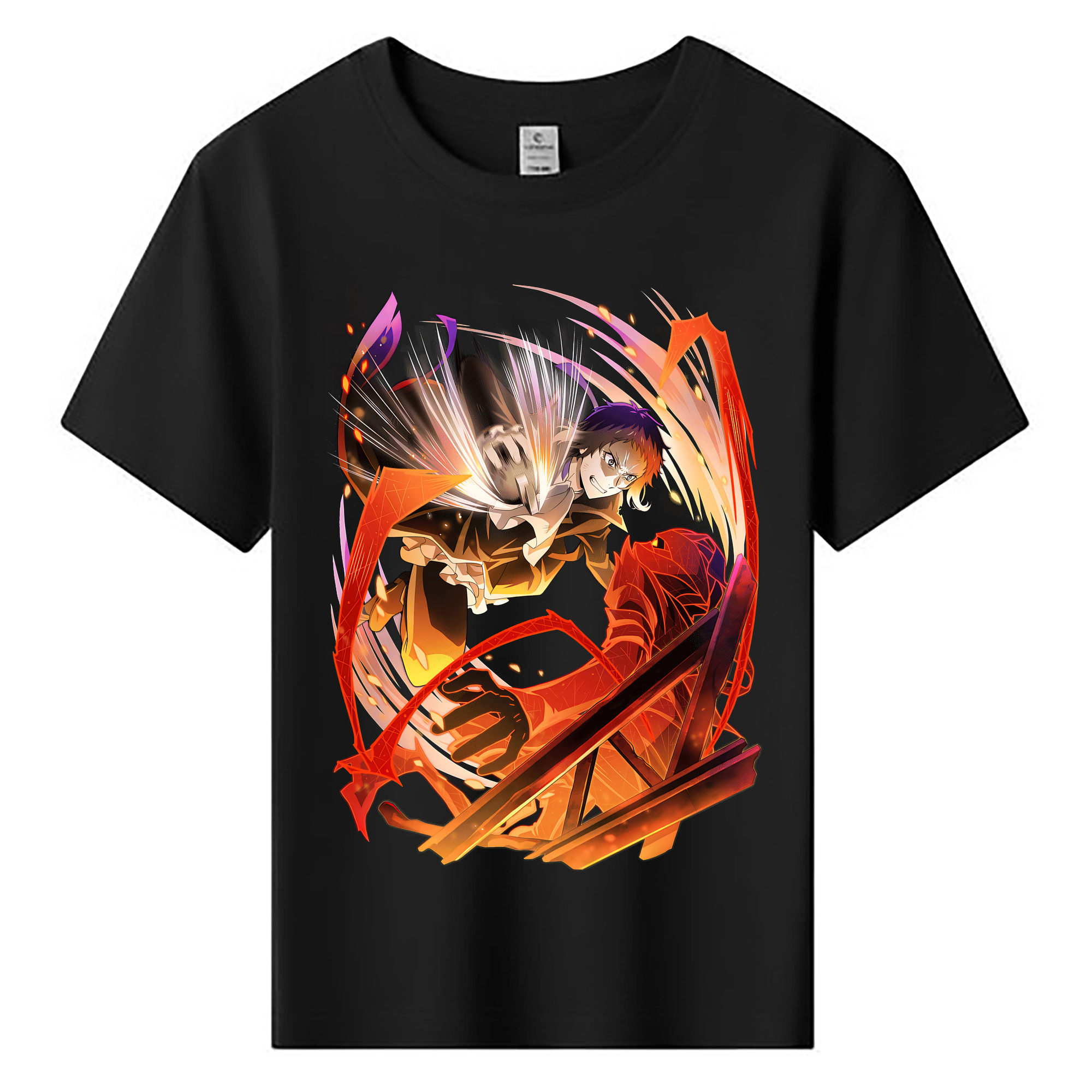 （画像用） 文豪ストレイドッグス Bungo Stray Dogs 綿100％キッズTシャツ（フロントプリント）