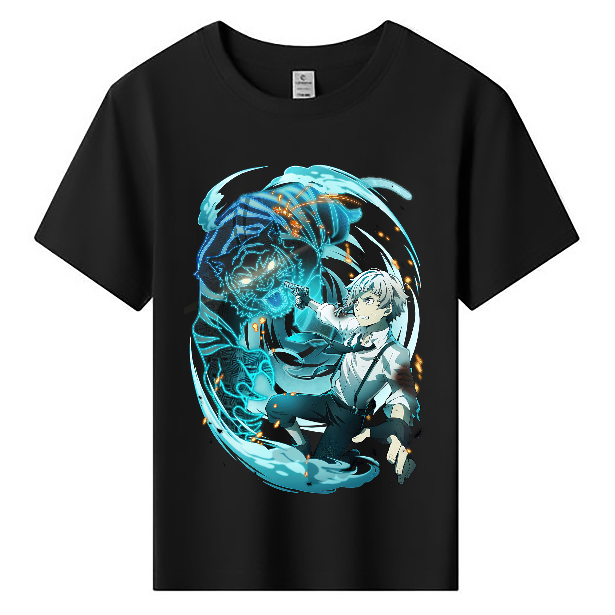 （画像用） 文豪ストレイドッグス Bungo Stray Dogs 綿100％キッズTシャツ（フロントプリント）