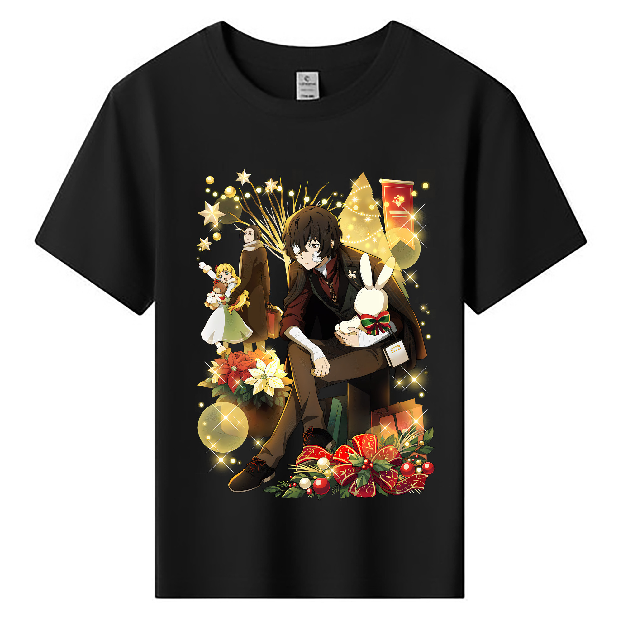 （画像用） 文豪ストレイドッグス Bungo Stray Dogs 綿100％キッズTシャツ（フロントプリント）