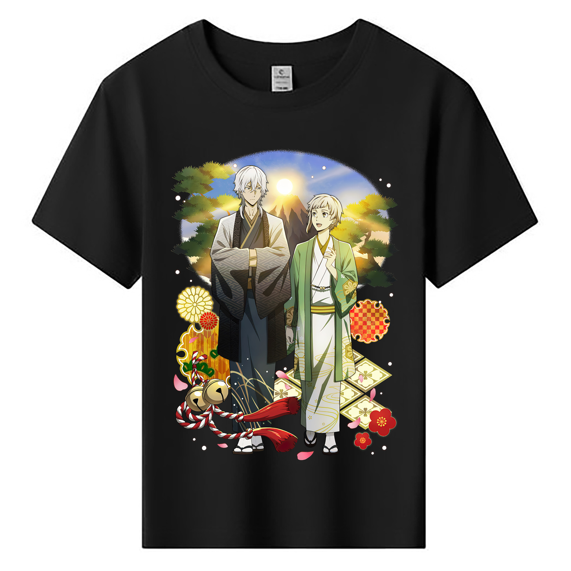 （画像用） 文豪ストレイドッグス Bungo Stray Dogs 綿100％キッズTシャツ（フロントプリント）
