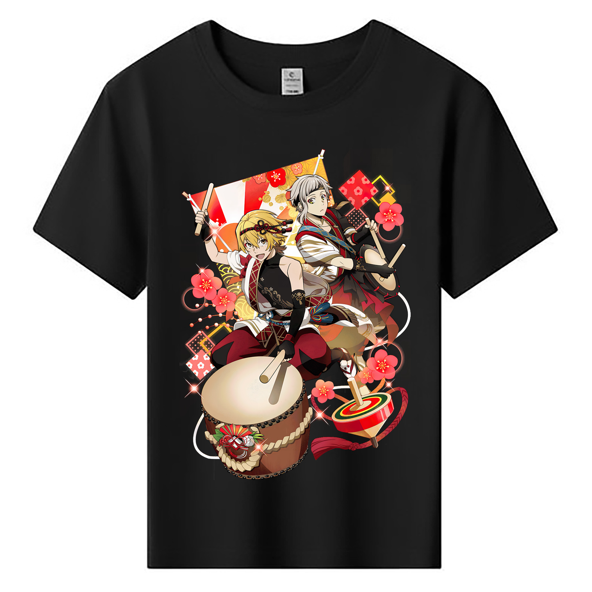 （画像用） 文豪ストレイドッグス Bungo Stray Dogs 綿100％キッズTシャツ（フロントプリント）
