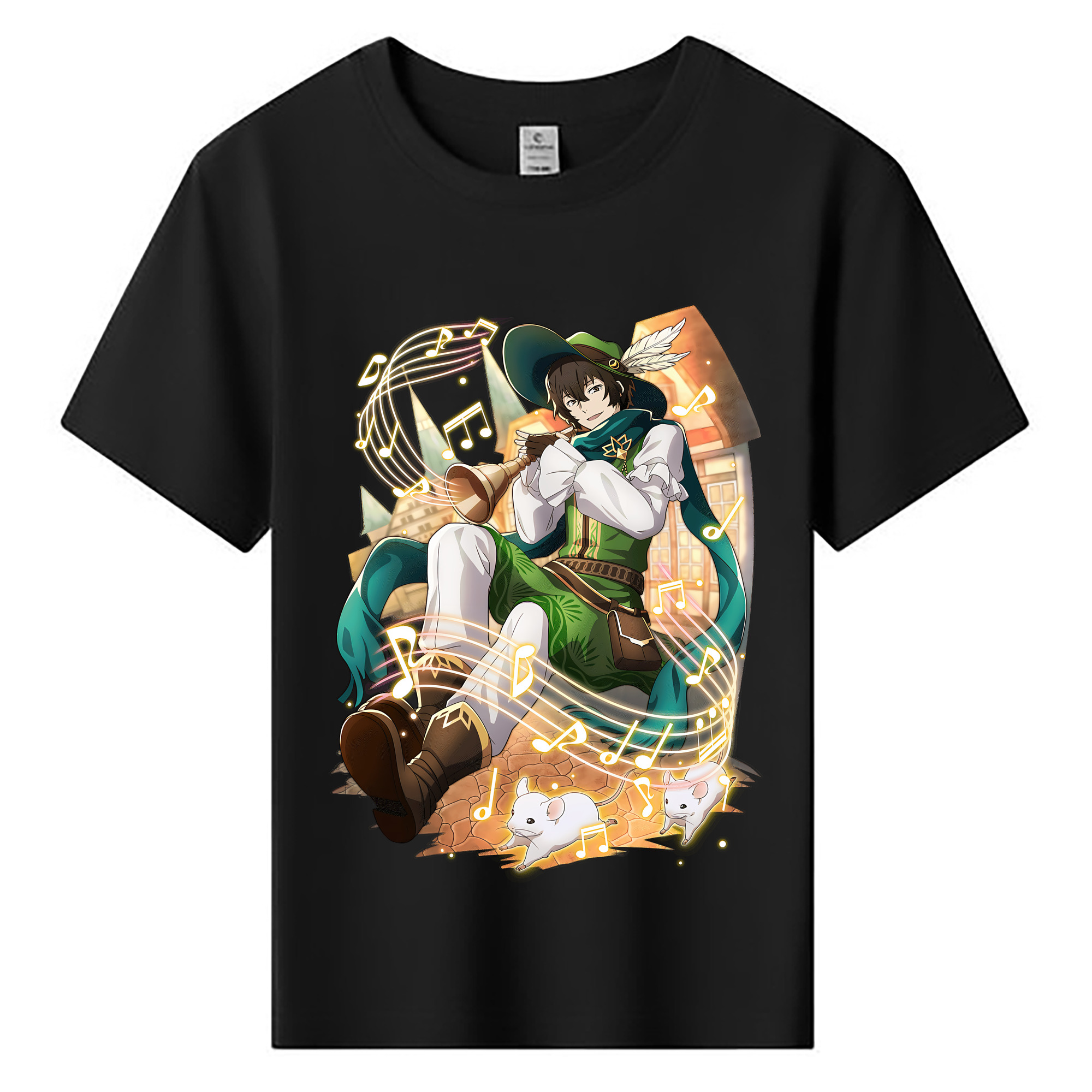 （画像用） 文豪ストレイドッグス Bungo Stray Dogs 綿100％キッズTシャツ（フロントプリント）