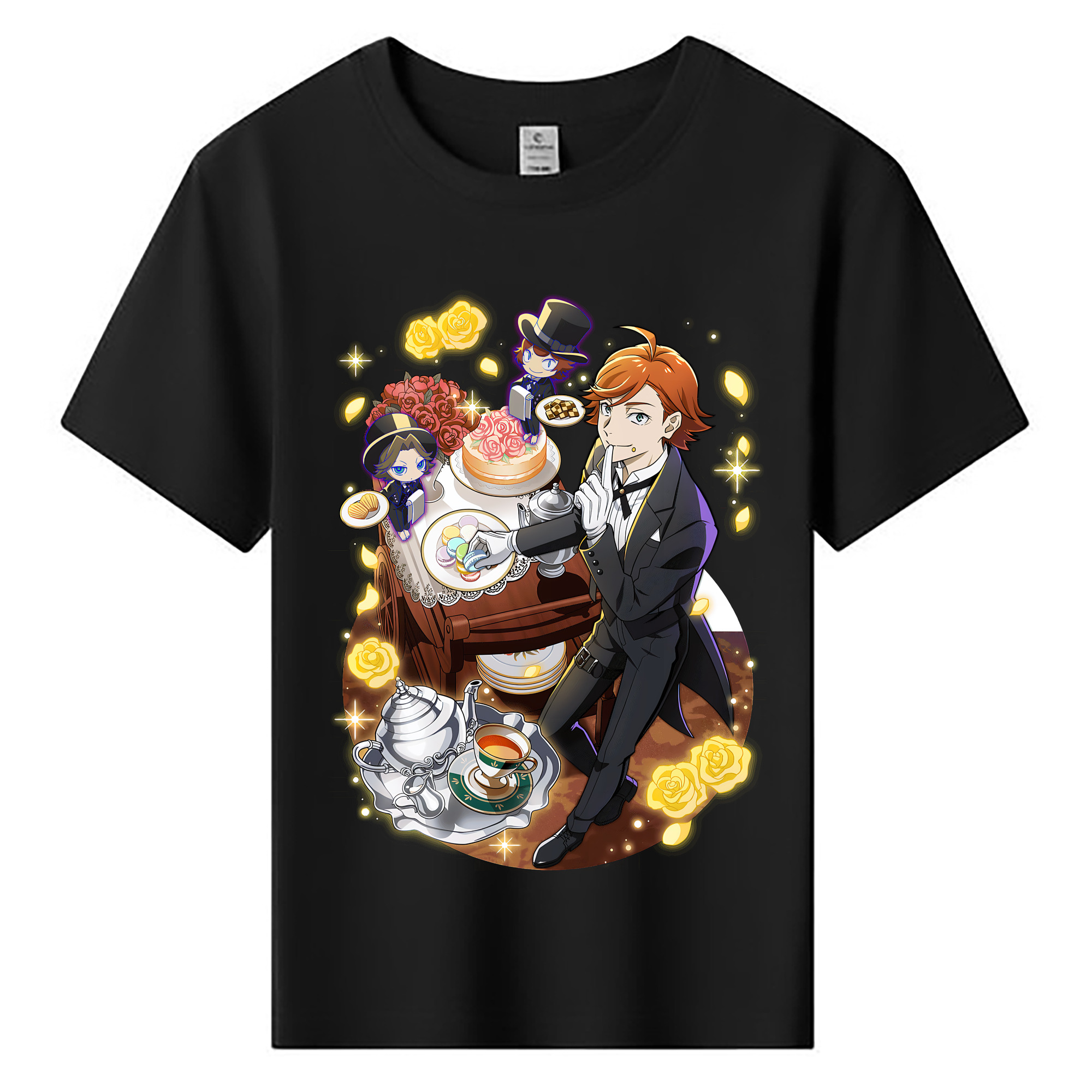 （画像用） 文豪ストレイドッグス Bungo Stray Dogs 綿100％キッズTシャツ（フロントプリント）