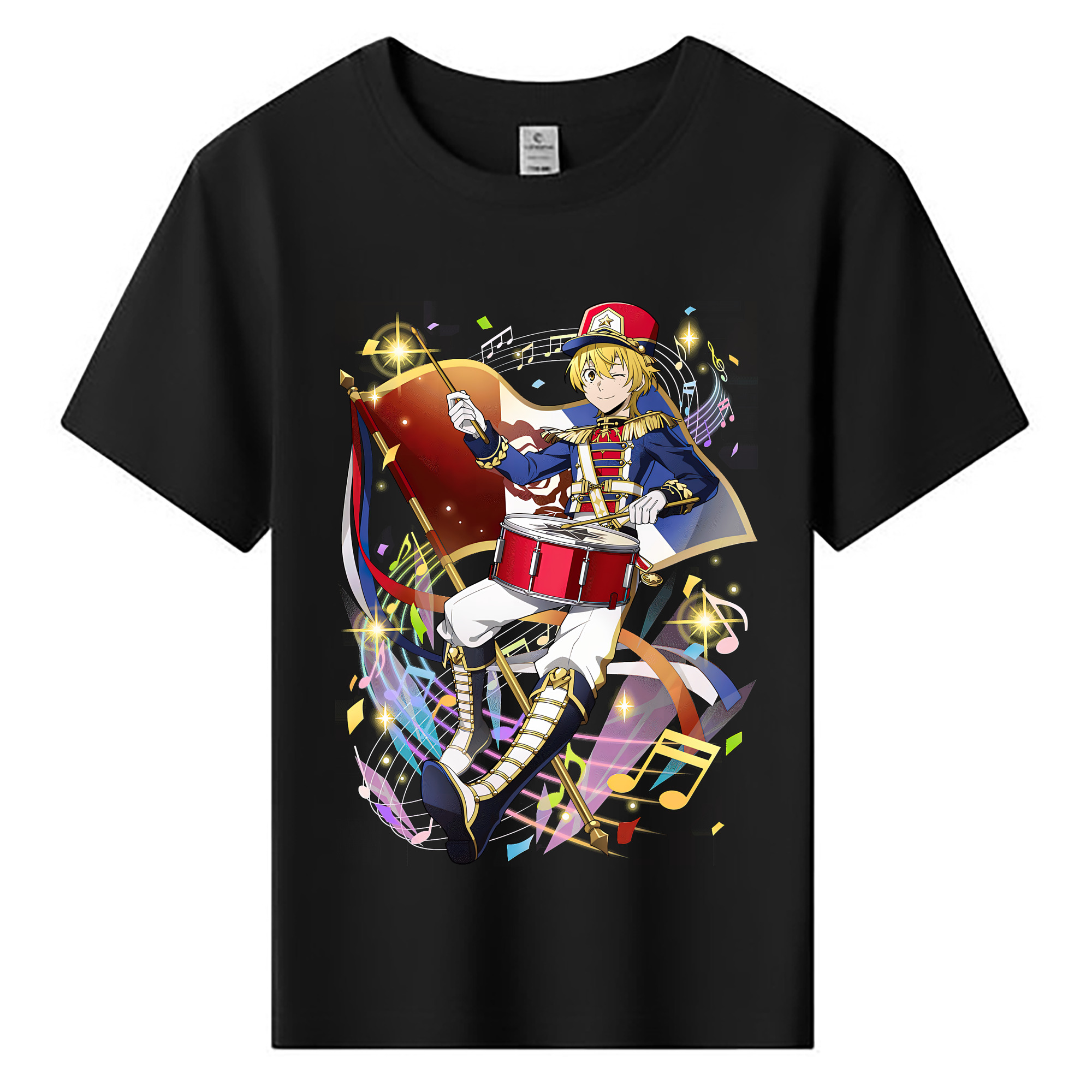 （画像用） 文豪ストレイドッグス Bungo Stray Dogs 綿100％キッズTシャツ（フロントプリント）