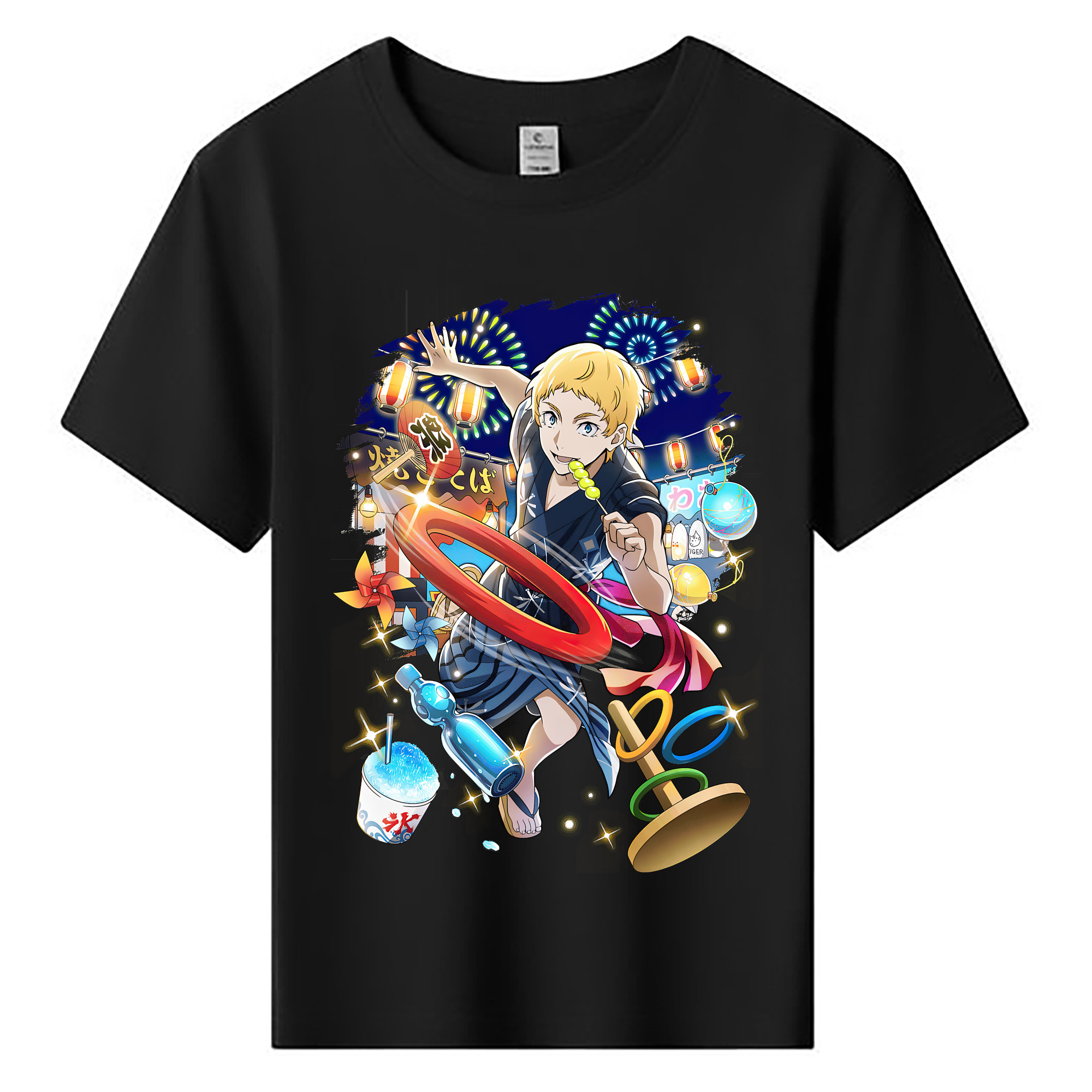 （画像用） 文豪ストレイドッグス Bungo Stray Dogs 綿100％キッズTシャツ（フロントプリント）