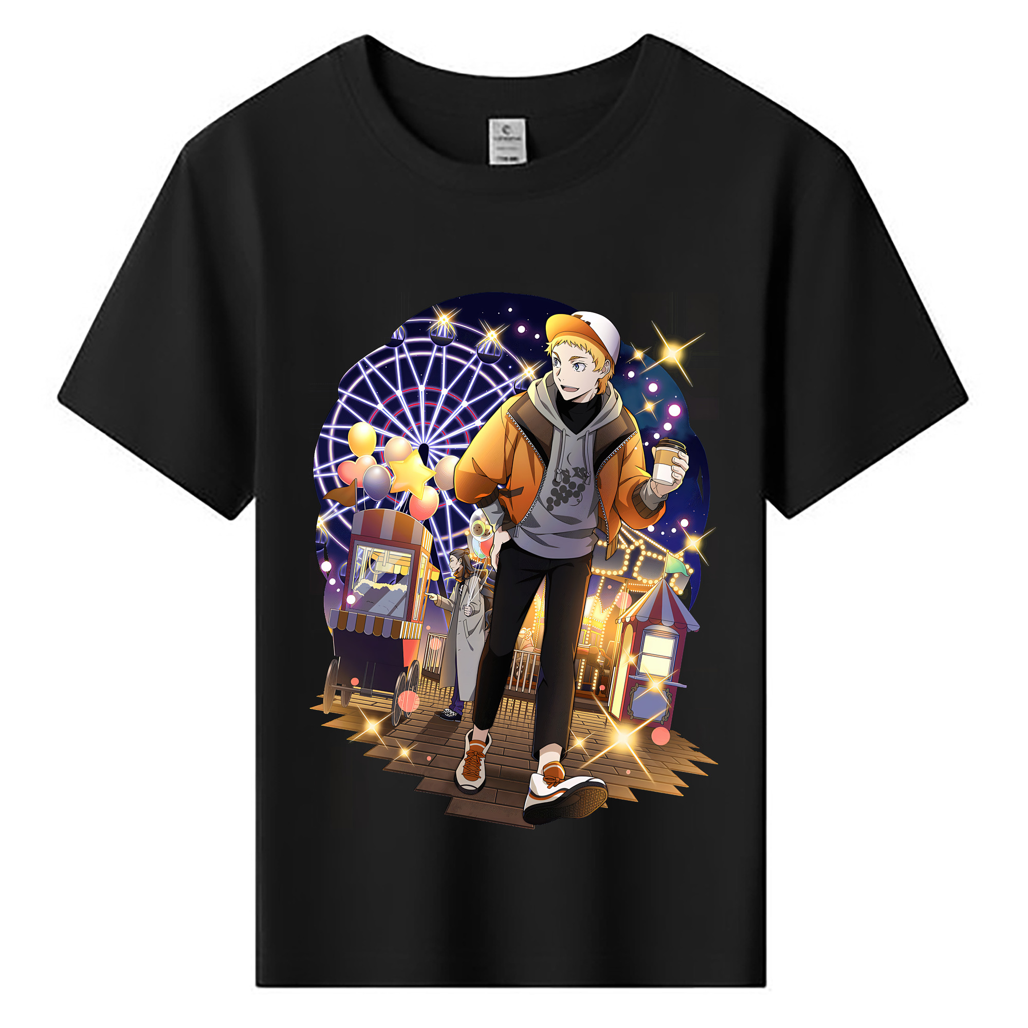 （画像用） 文豪ストレイドッグス Bungo Stray Dogs 綿100％キッズTシャツ（フロントプリント）