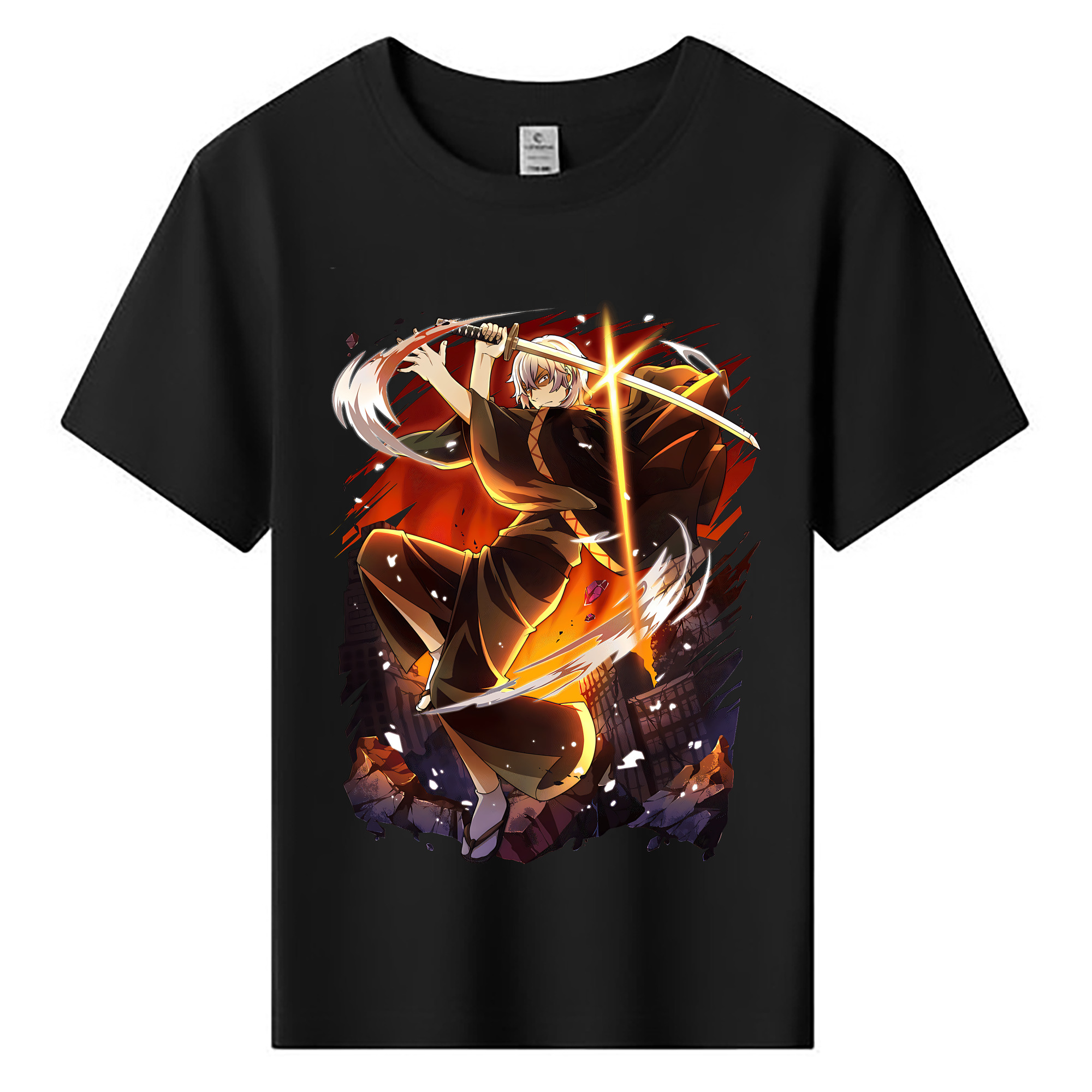 （画像用） 文豪ストレイドッグス Bungo Stray Dogs 綿100％キッズTシャツ（フロントプリント）