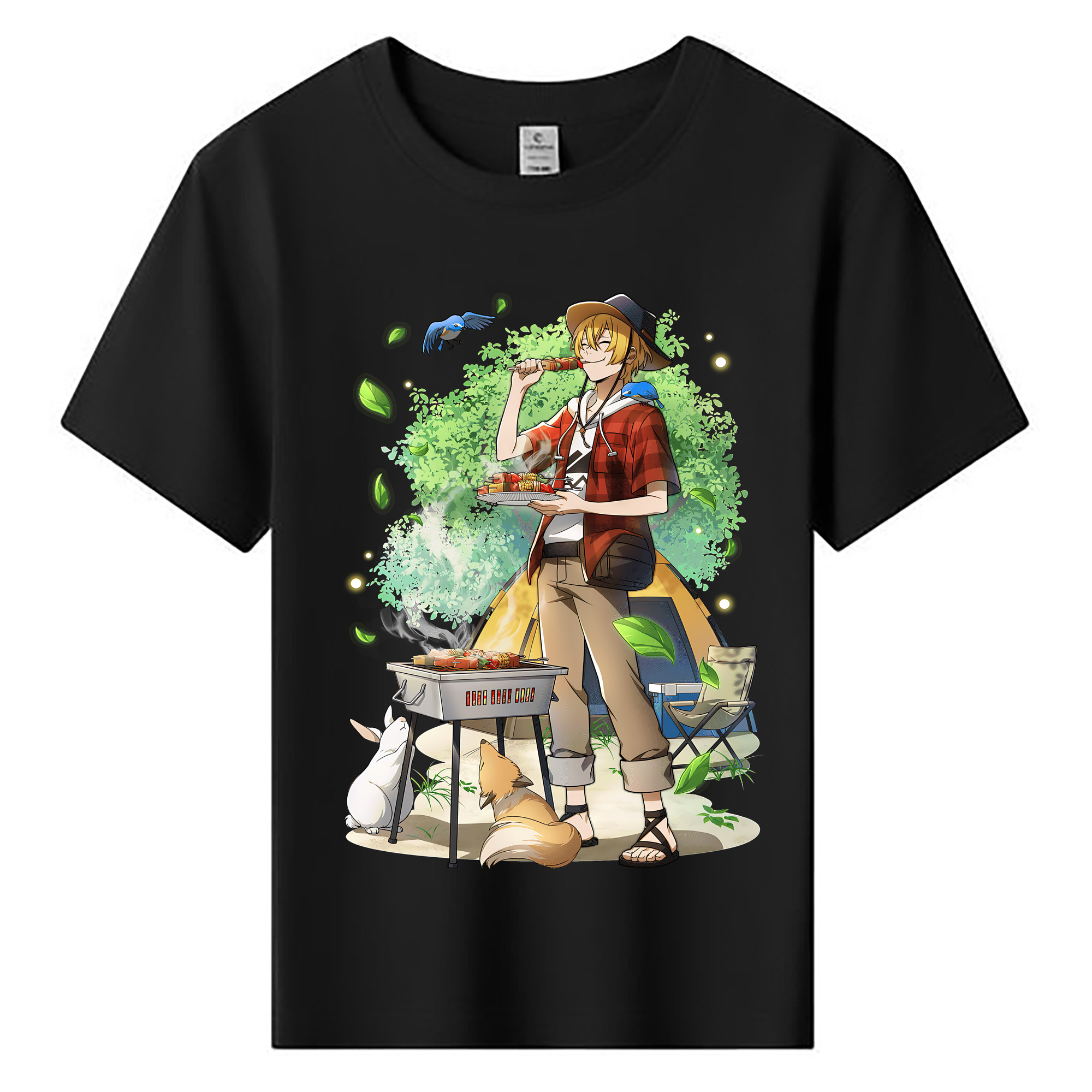（画像用） 文豪ストレイドッグス Bungo Stray Dogs 綿100％キッズTシャツ（フロントプリント）