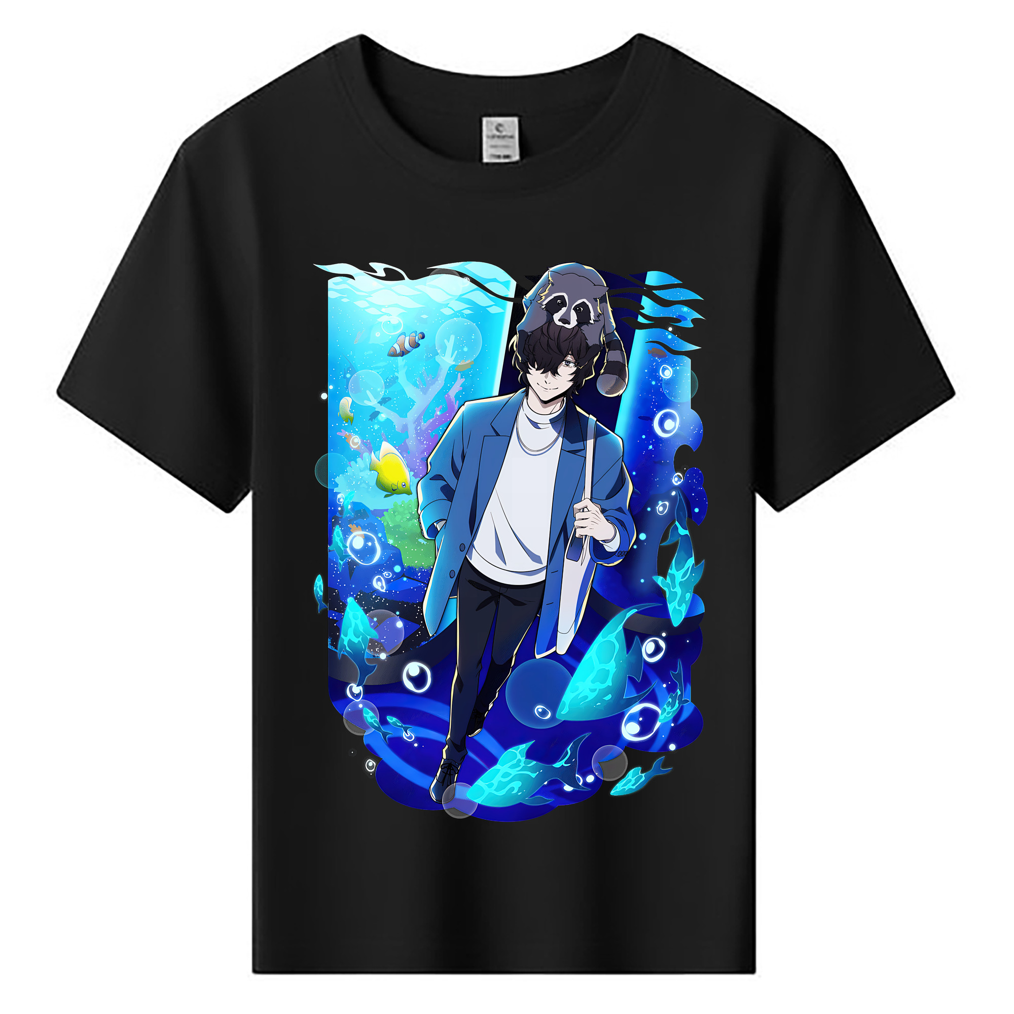 （画像用） 文豪ストレイドッグス Bungo Stray Dogs 綿100％キッズTシャツ（フロントプリント）