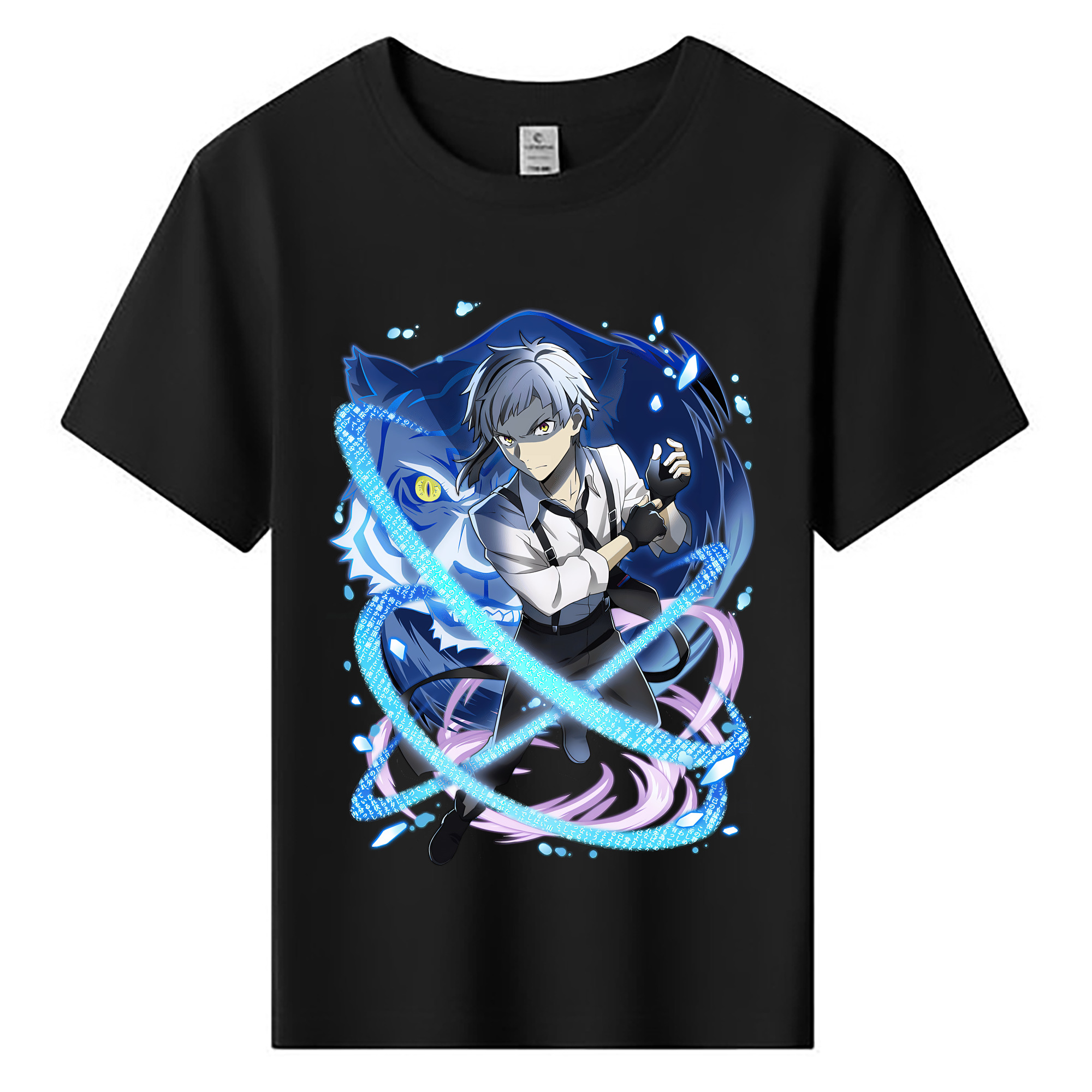（画像用） 文豪ストレイドッグス Bungo Stray Dogs 綿100％キッズTシャツ（フロントプリント）