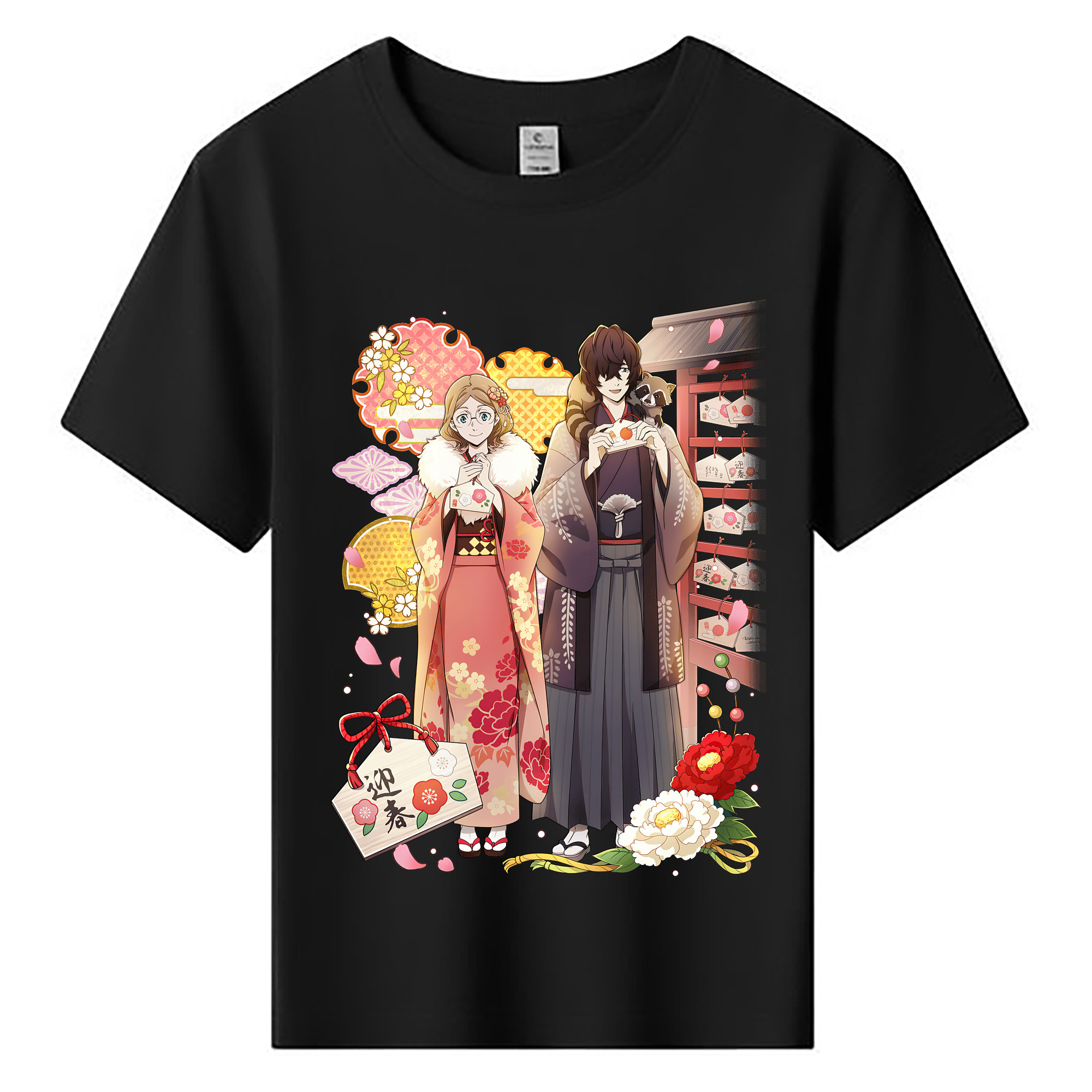 （画像用） 文豪ストレイドッグス Bungo Stray Dogs 綿100％キッズTシャツ（フロントプリント）