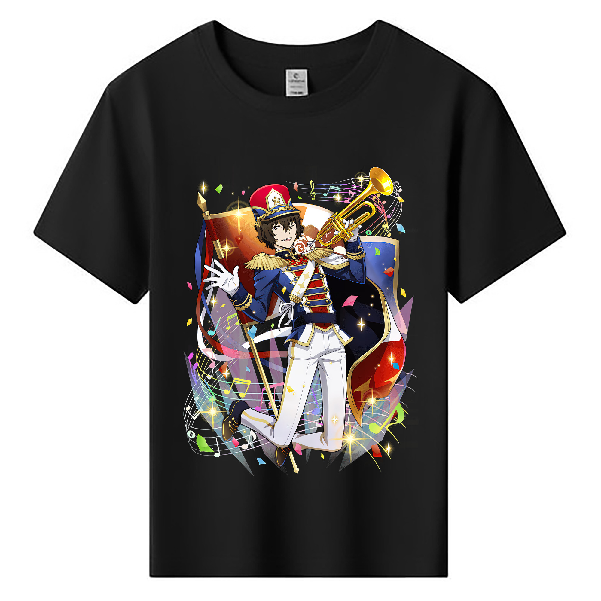 （画像用） 文豪ストレイドッグス Bungo Stray Dogs 綿100％キッズTシャツ（フロントプリント）