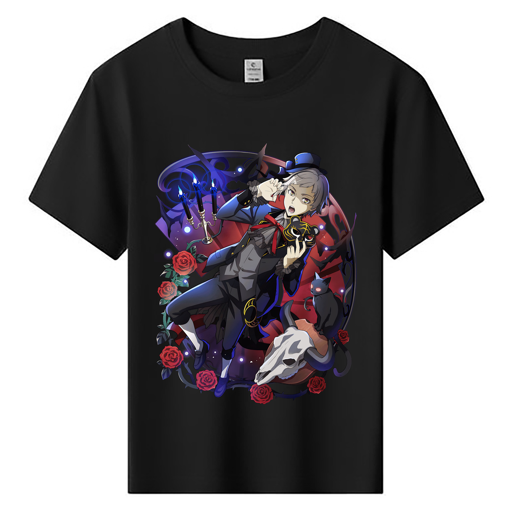 （画像用） 文豪ストレイドッグス Bungo Stray Dogs 綿100％キッズTシャツ（フロントプリント）