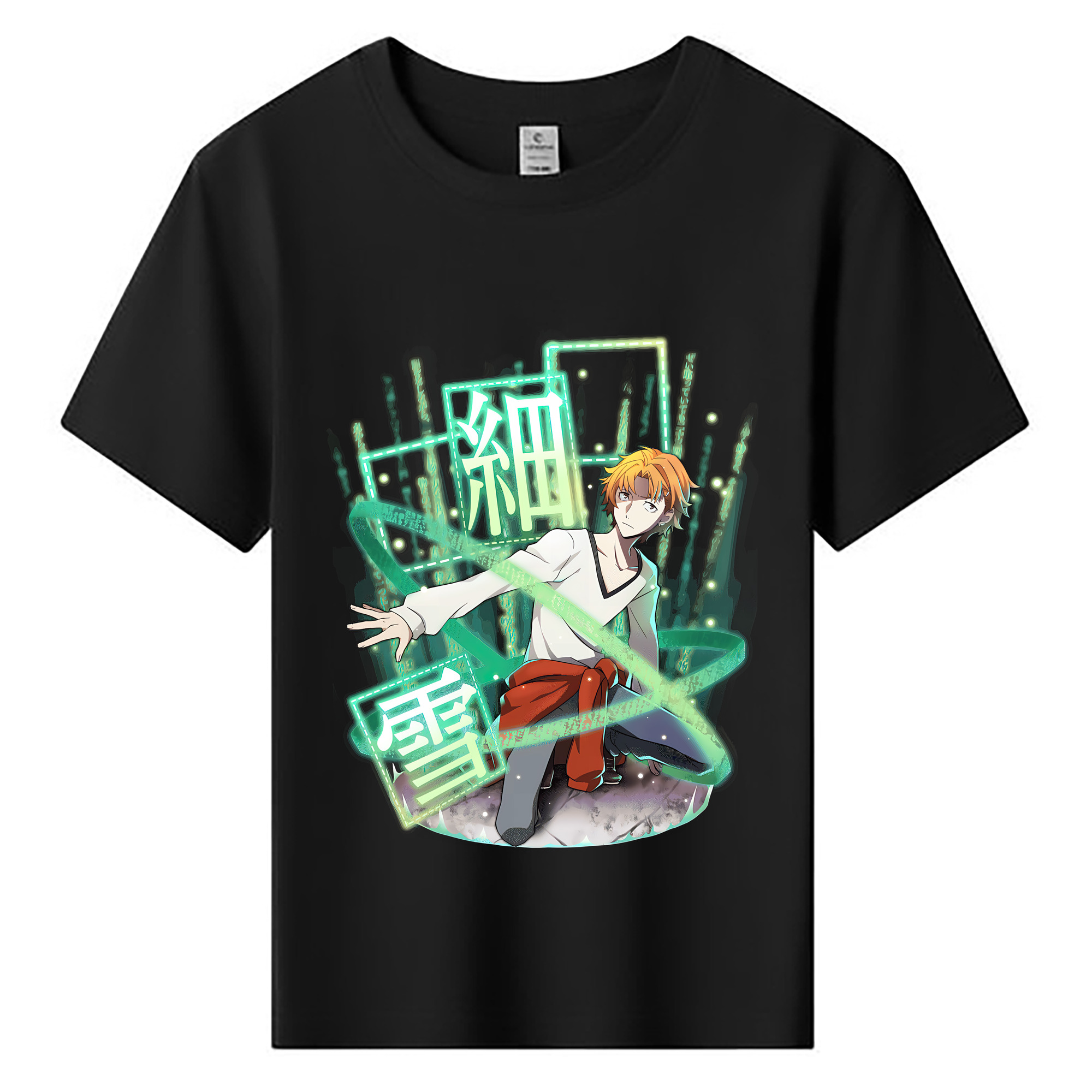 （画像用） 文豪ストレイドッグス Bungo Stray Dogs 綿100％キッズTシャツ（フロントプリント）