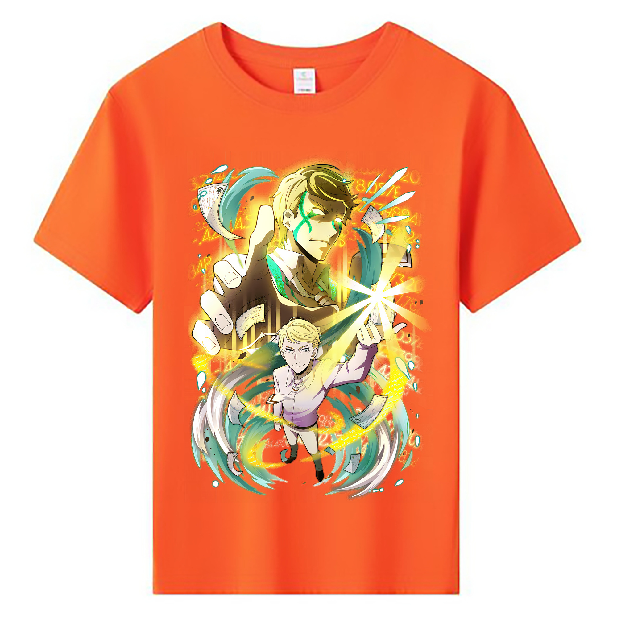 （画像用） 文豪ストレイドッグス Bungo Stray Dogs 綿100％キッズTシャツ（フロントプリント）