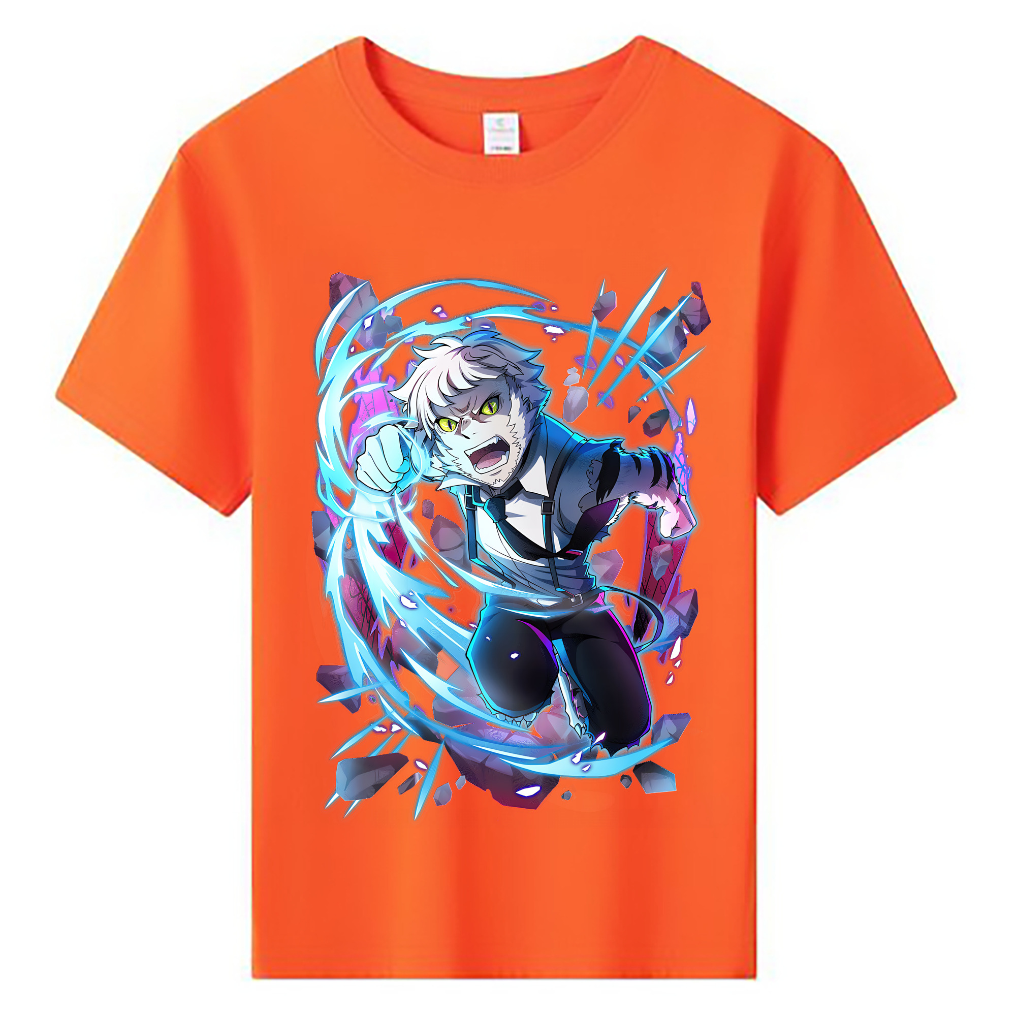（画像用） 文豪ストレイドッグス Bungo Stray Dogs 綿100％キッズTシャツ（フロントプリント）