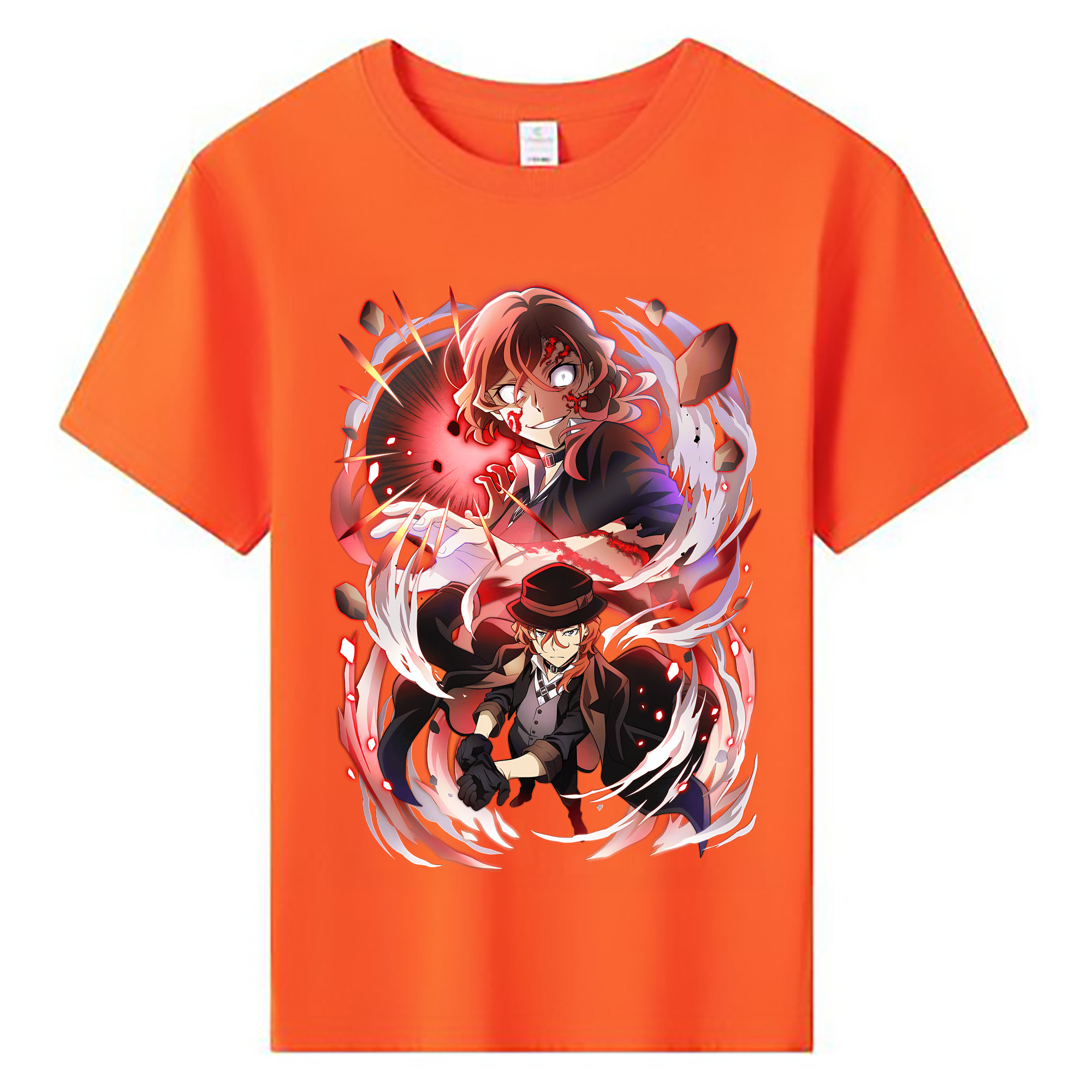 （画像用） 文豪ストレイドッグス Bungo Stray Dogs 綿100％キッズTシャツ（フロントプリント）