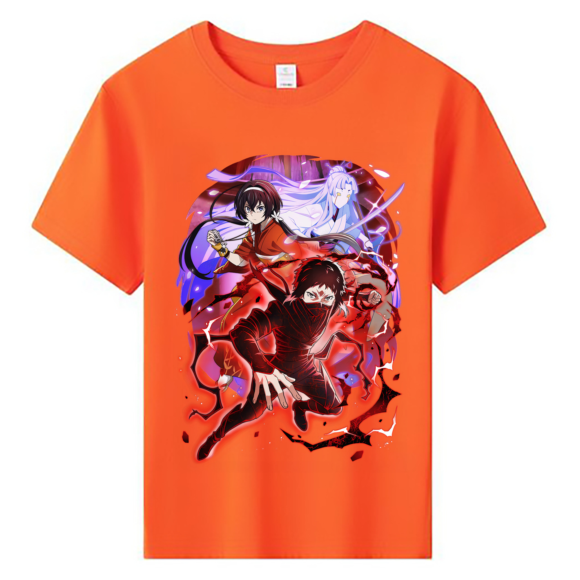 （画像用） 文豪ストレイドッグス Bungo Stray Dogs 綿100％キッズTシャツ（フロントプリント）