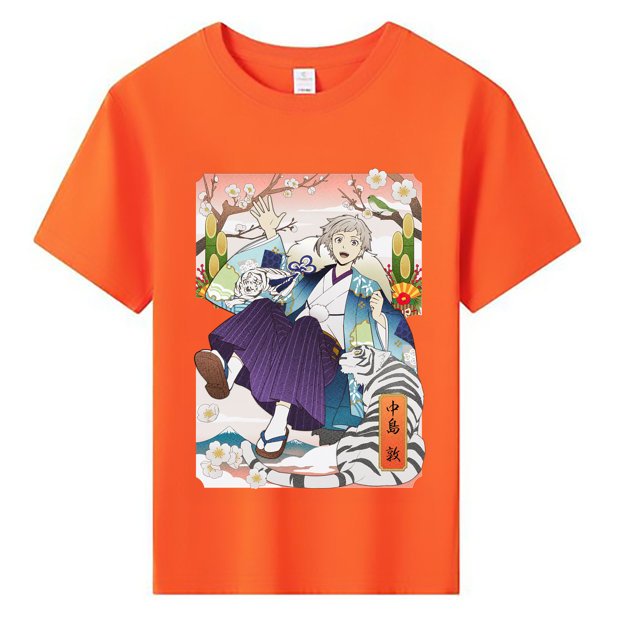 （画像用） 文豪ストレイドッグス Bungo Stray Dogs 綿100％キッズTシャツ（フロントプリント）