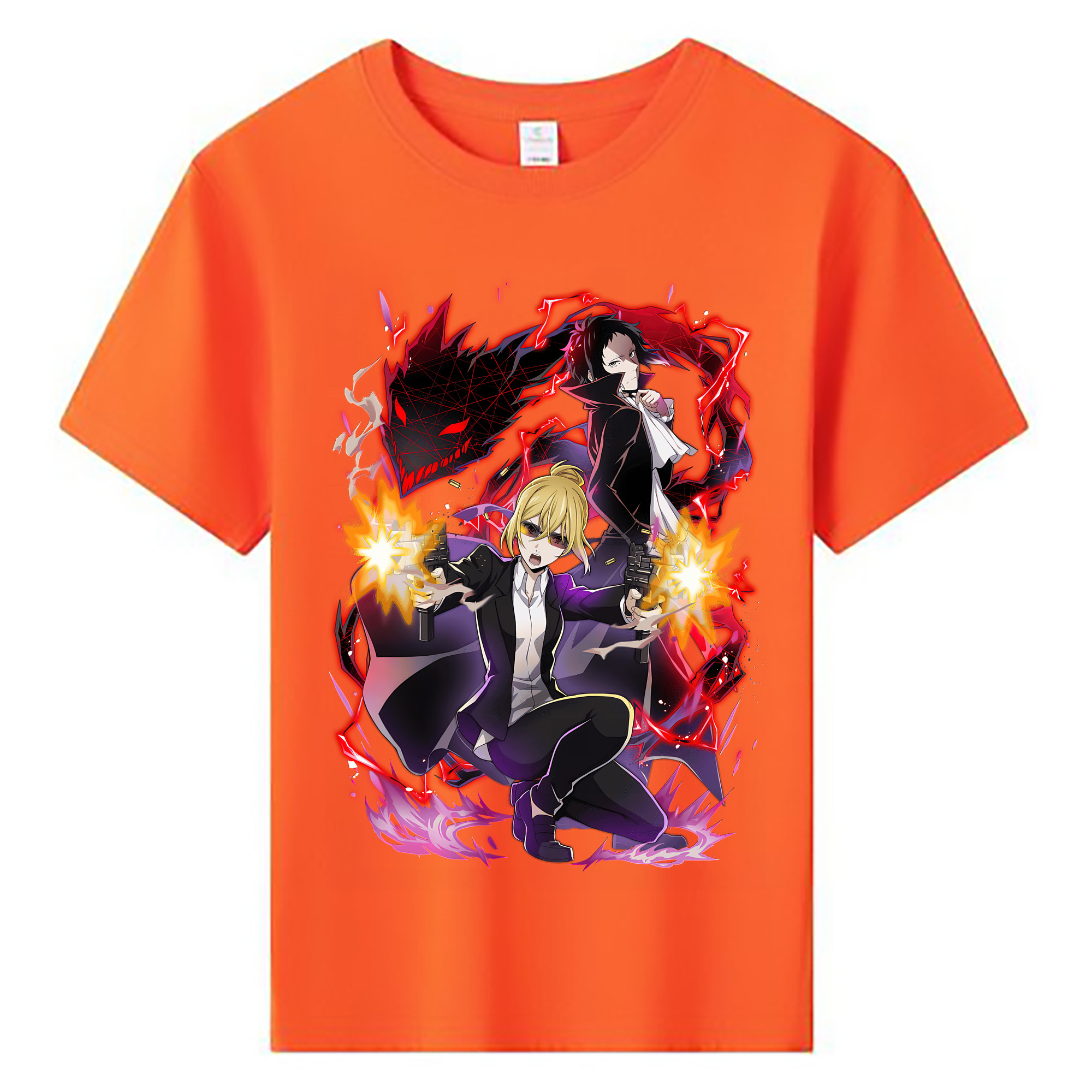 （画像用） 文豪ストレイドッグス Bungo Stray Dogs 綿100％キッズTシャツ（フロントプリント）